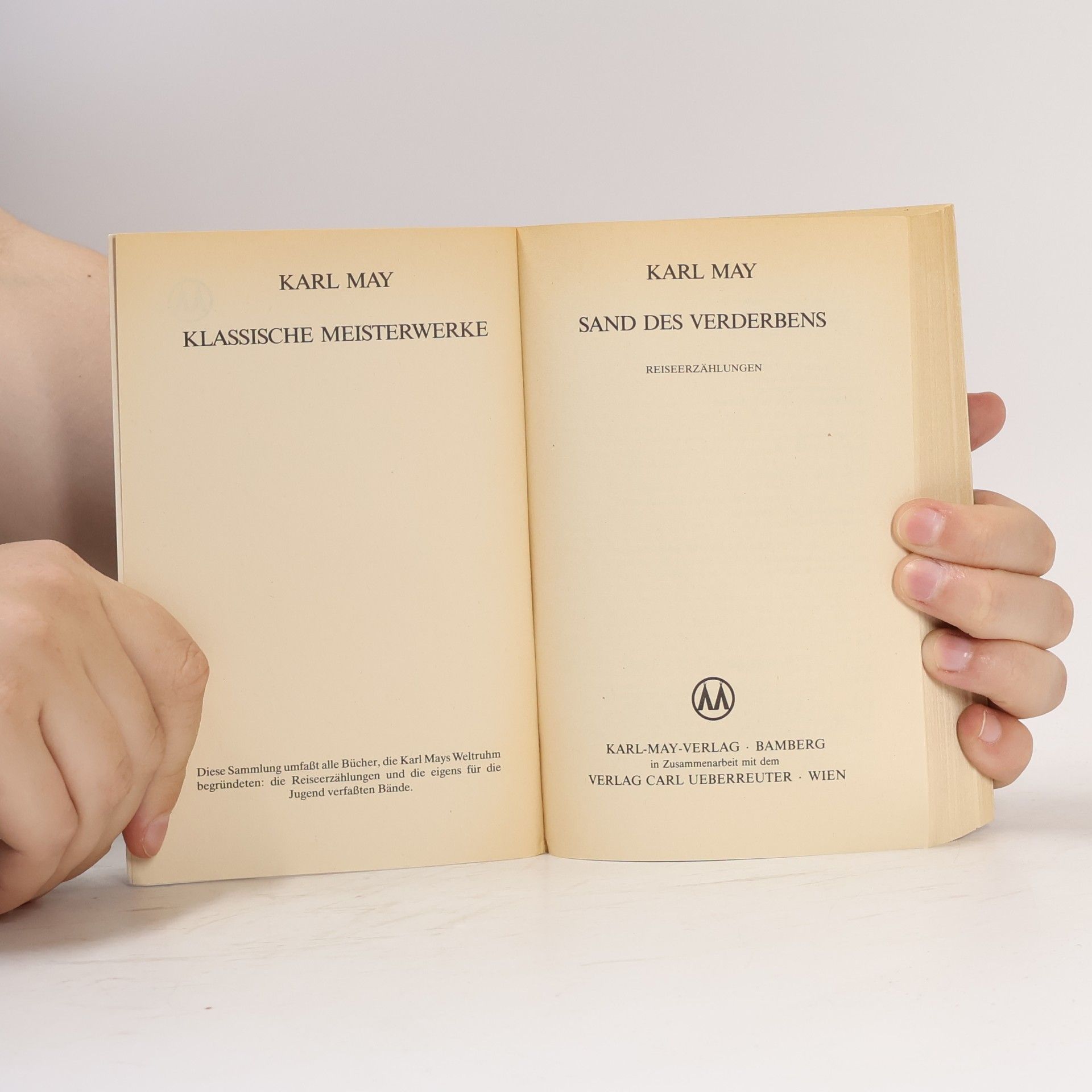 Karl May Sand des Verderbens