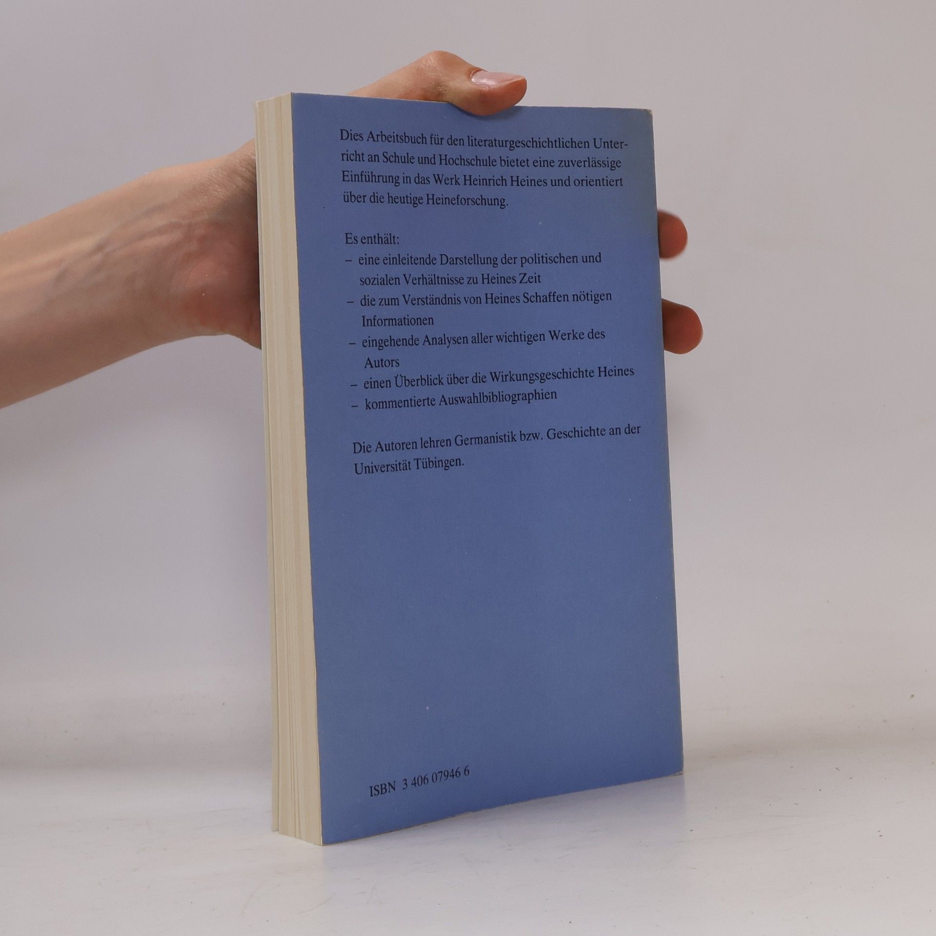 Jürgen Brummack Arbeitsbücher für den literaturgeschichtlichen Unterricht: Heinrich Heine