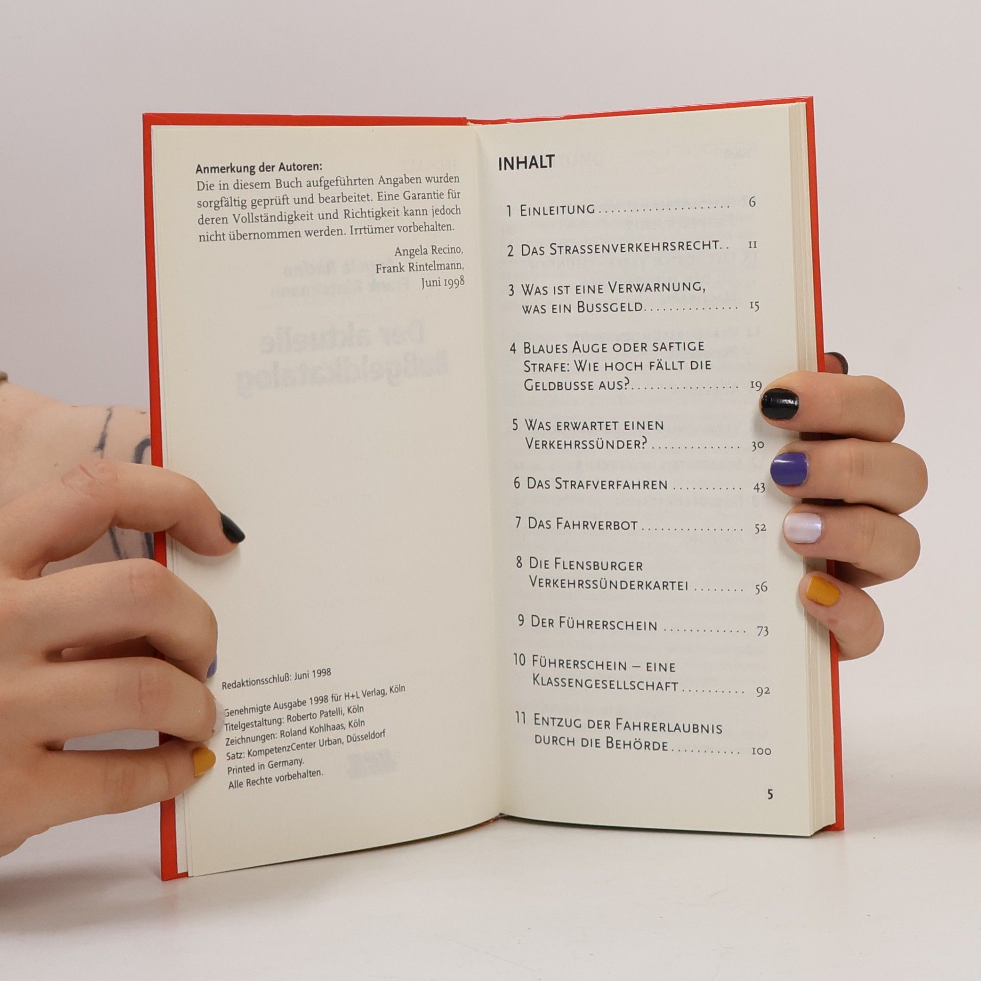 Autorenkollektiv Der aktuelle Bußgeld Katalog