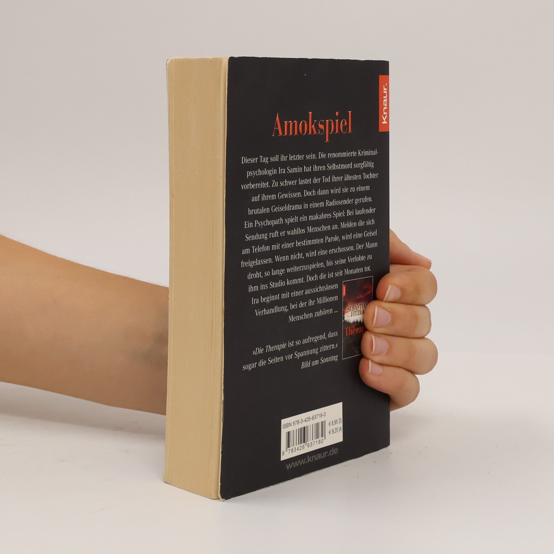 Sebastian Fitzek Amokspiel : Psychothriller