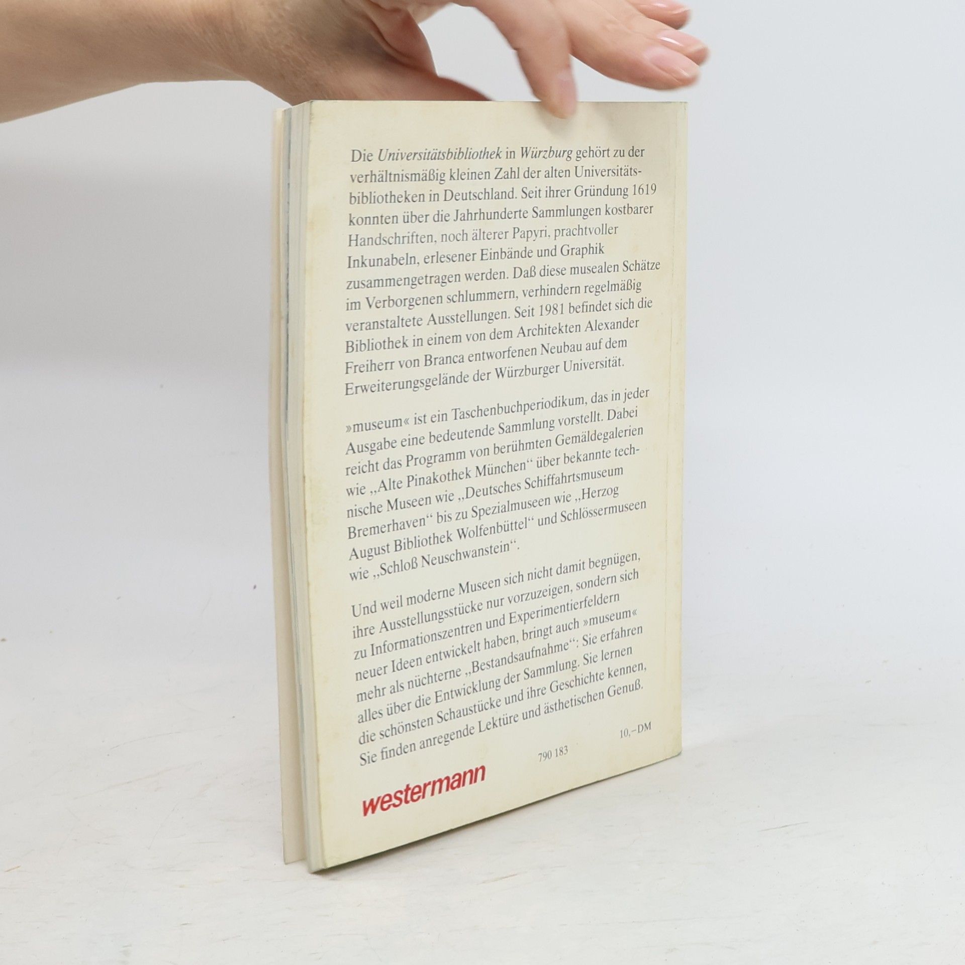 Collectif d'auteurs Museum. Universitätsbibliothek Würzburg