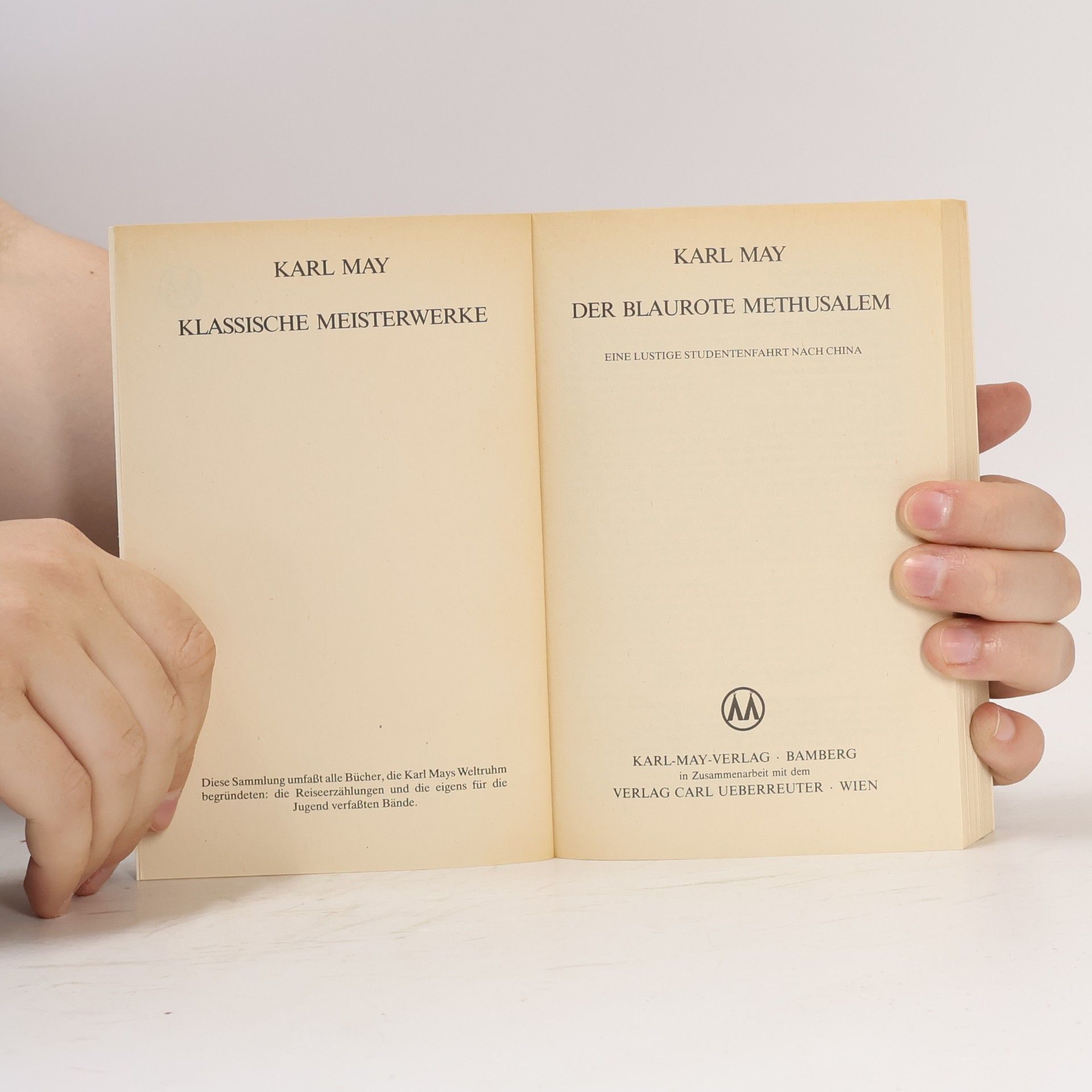 Karl May Der blau-rote Methusalem