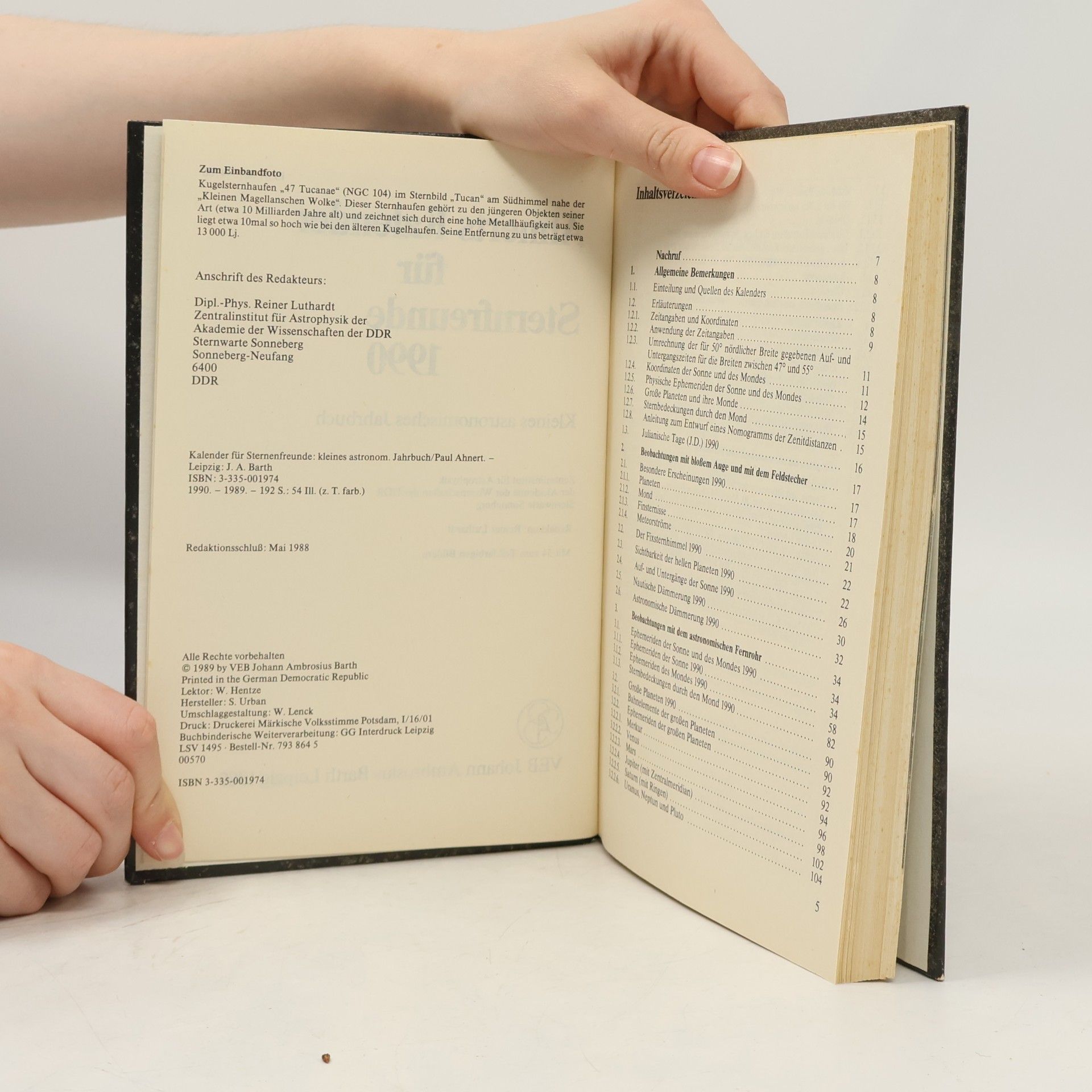 Ahnert Ahnerts Kalender für Sternfreunde. Kleines Astronomisches Jahrbuch