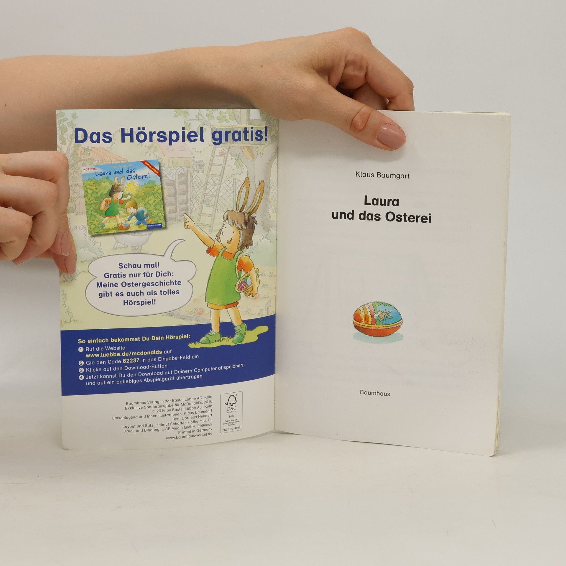 Klaus Baumgart Laura und das Osterei