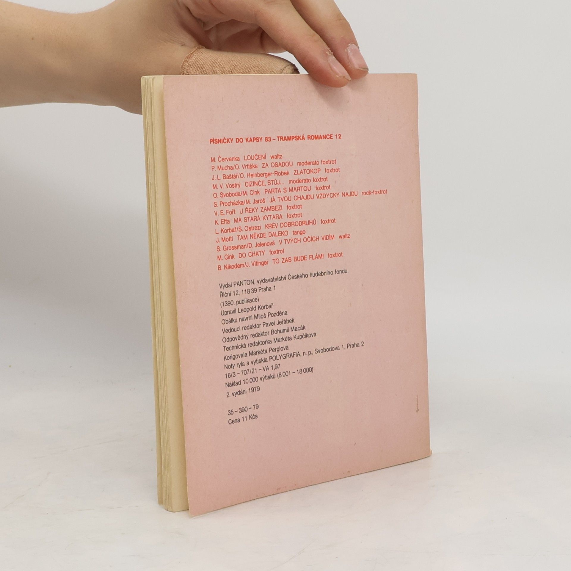 Various authors Trampská romance 1, písničky do kapsy 83