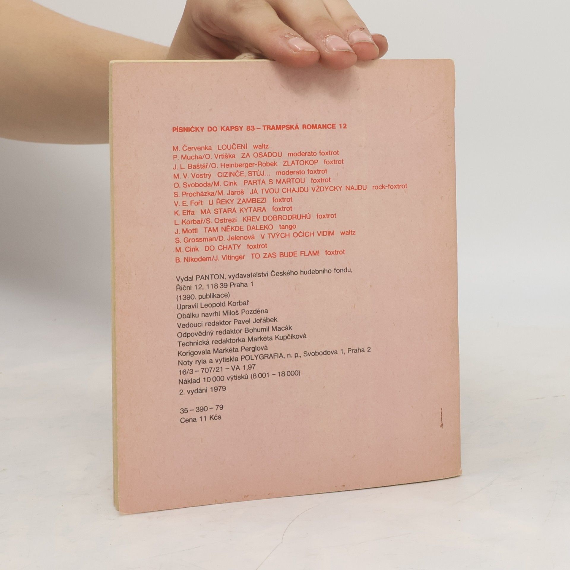 Various authors Trampská romance 1, písničky do kapsy 83