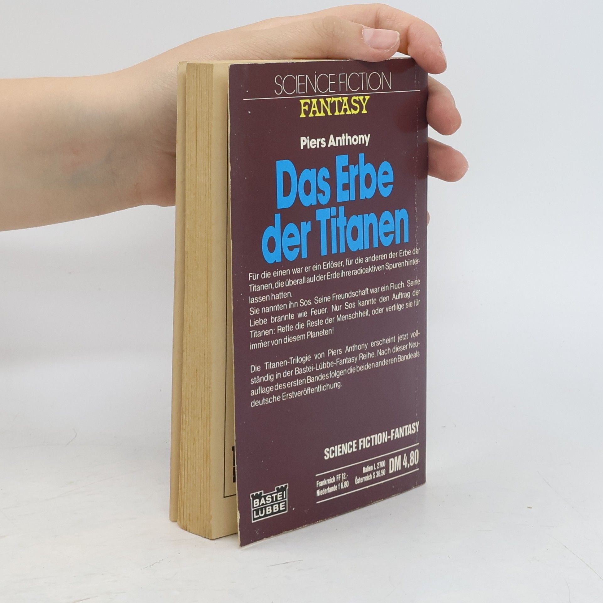 Piers Anthony Das Erbe der Titanen. Science Fiction. Bastei Lübbe Taschenbücher, Nr.20008