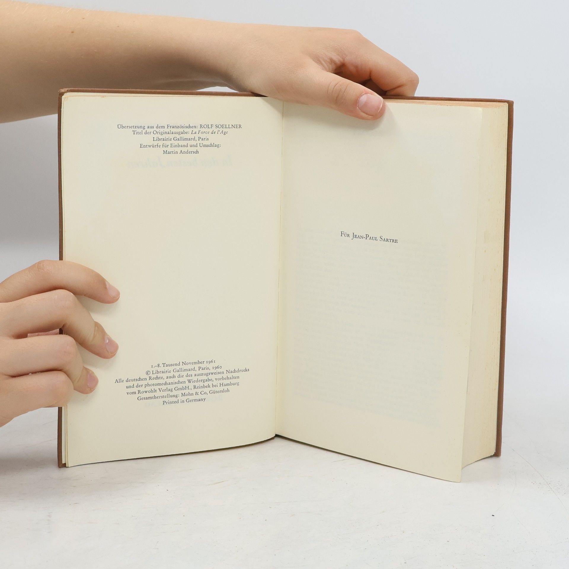 Simone de Beauvoir In der besten Jahren
