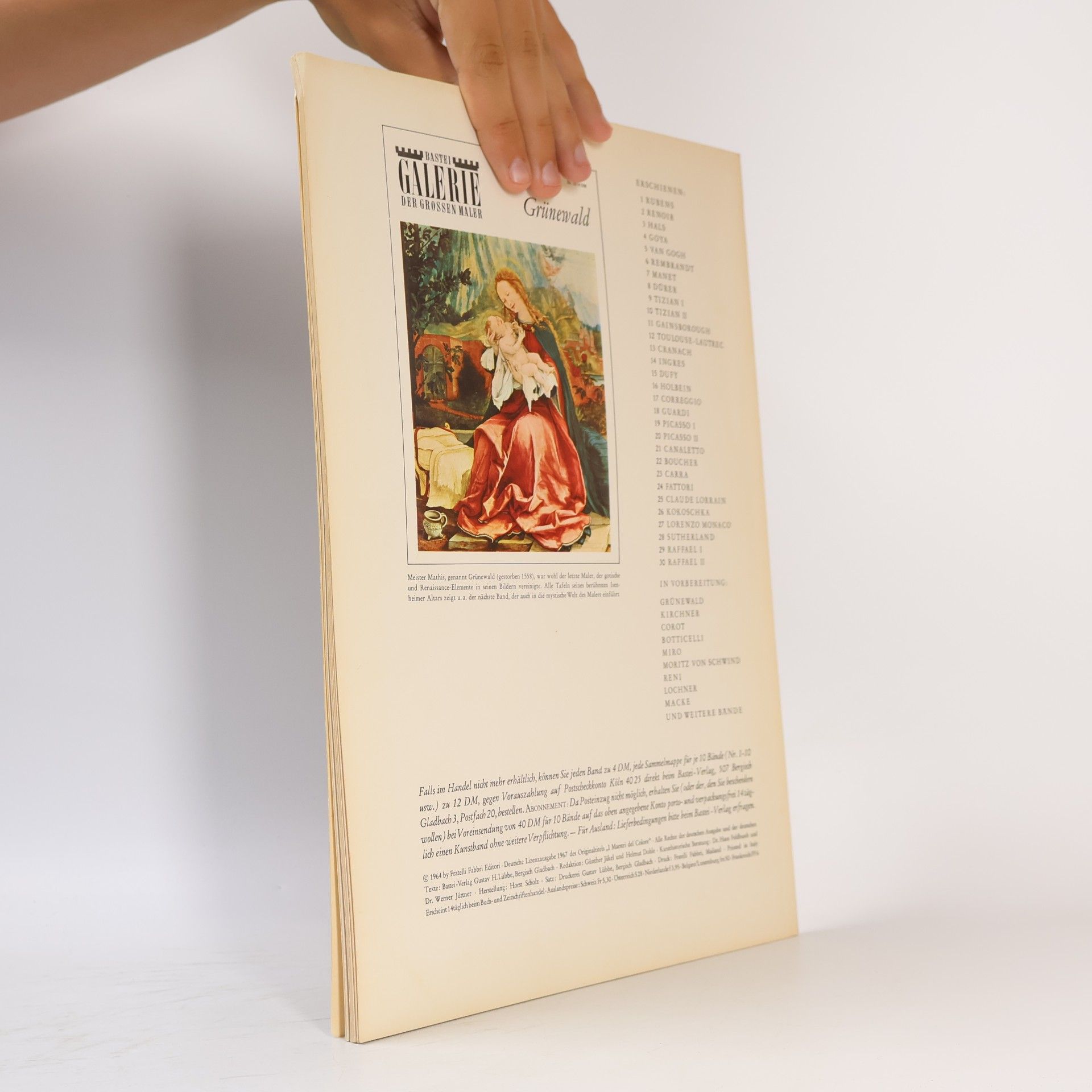 Autorenkollektiv Bastei Galerie der grossen Maler Vermeer 31/4