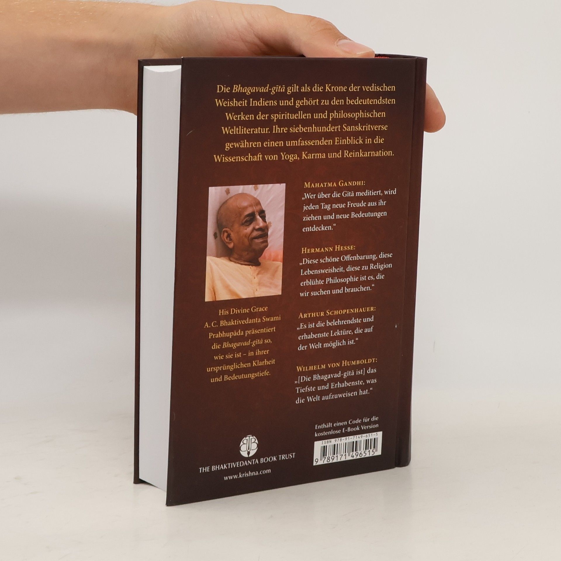 A. C. Bhaktivedanta Swami Prabhupada Bhagavad-gítá. Wie sie ist