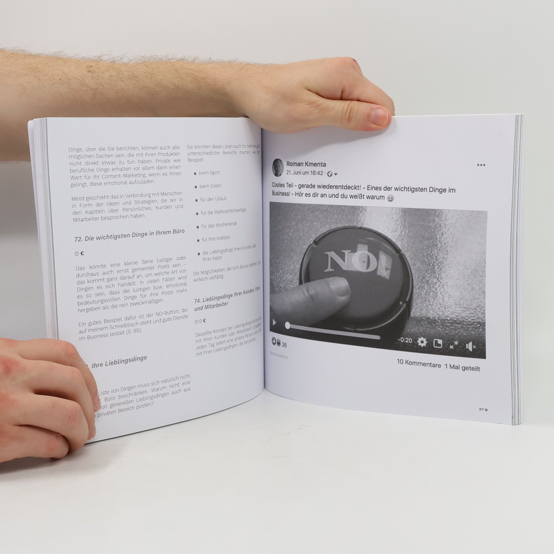 Roman Kmenta Was soll ich bloß posten? - 150+ kreative Content-Ideen für Ihr Social Media und Online Marketing