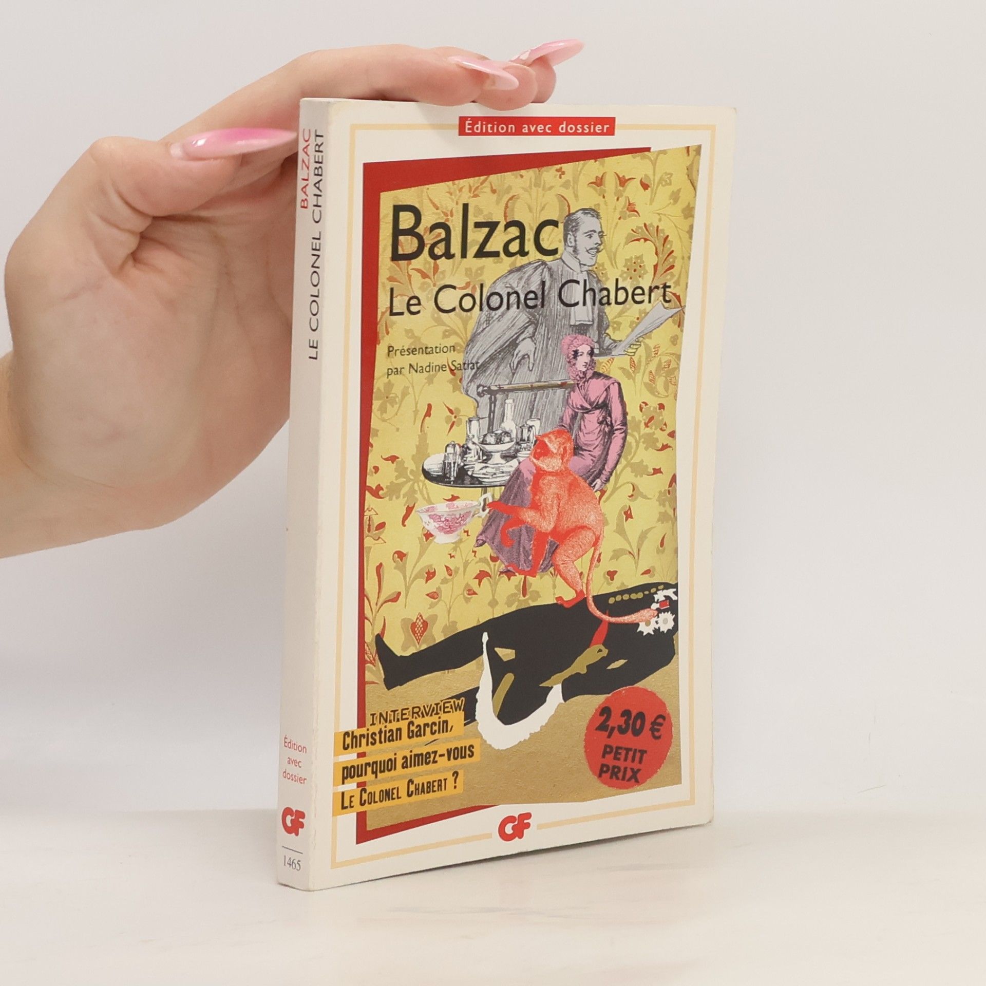 Honoré de Balzac Le colonel Chabert. Oberst Chabert, Französische Ausgabe