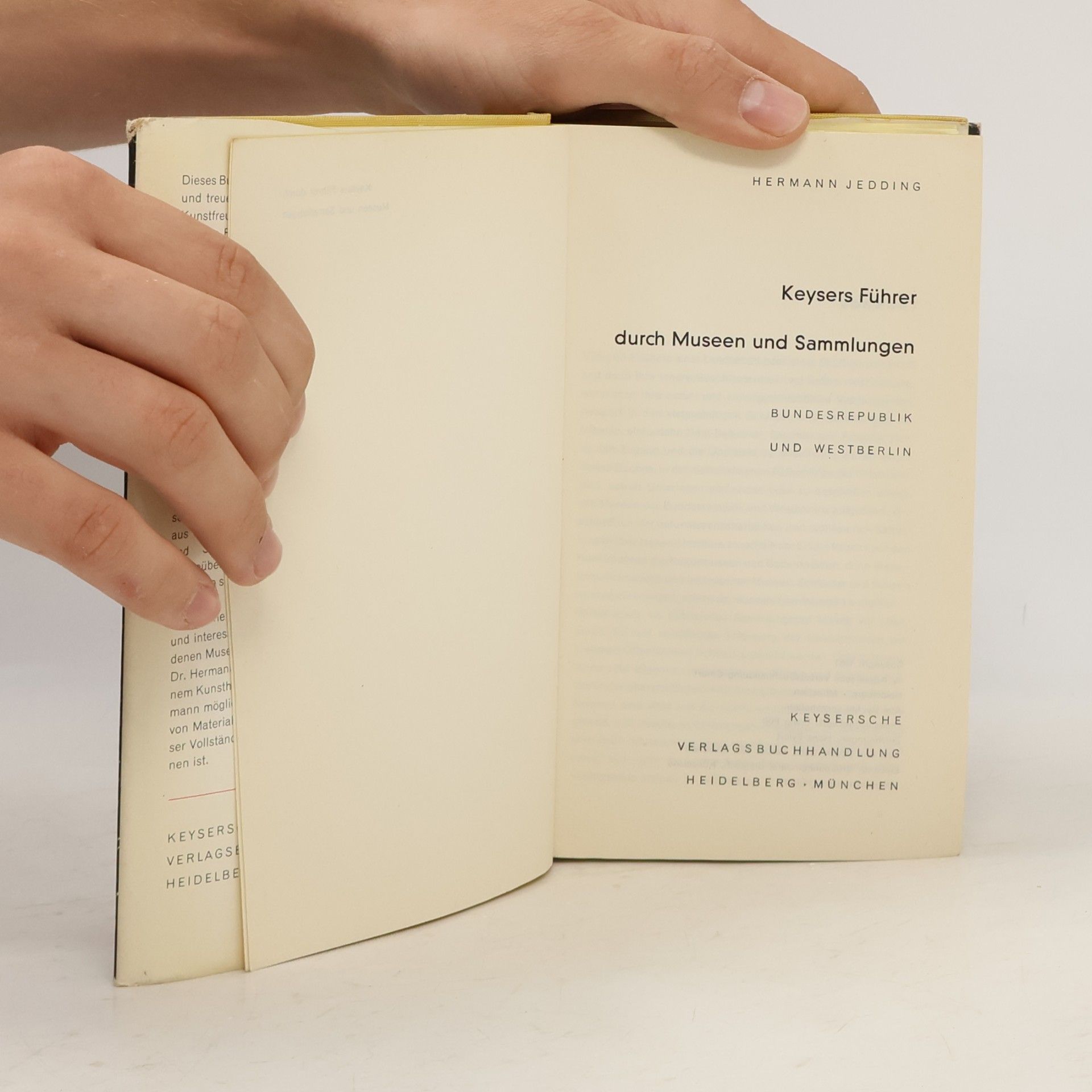 Hermann Jedding Keysers Führer durch Museen und Sammlungen