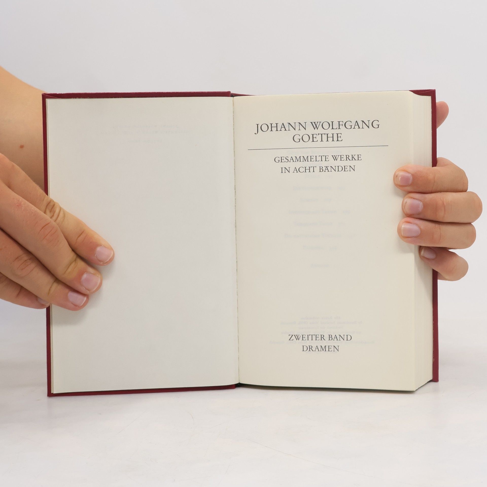 Johann Wolfgang von Goethe Werke 2