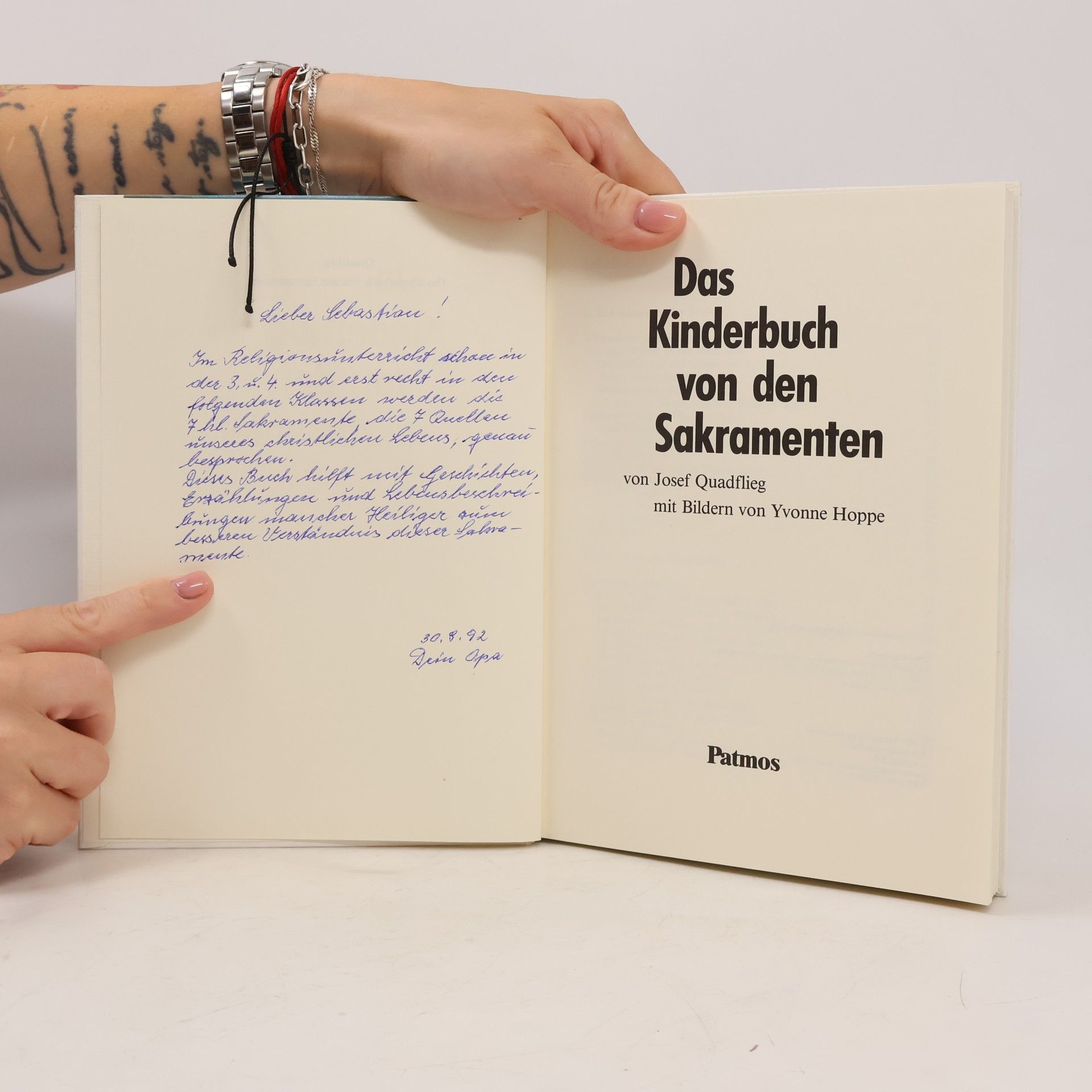 Josef Quadflieg Das Kinderbuch von den Sakramenten