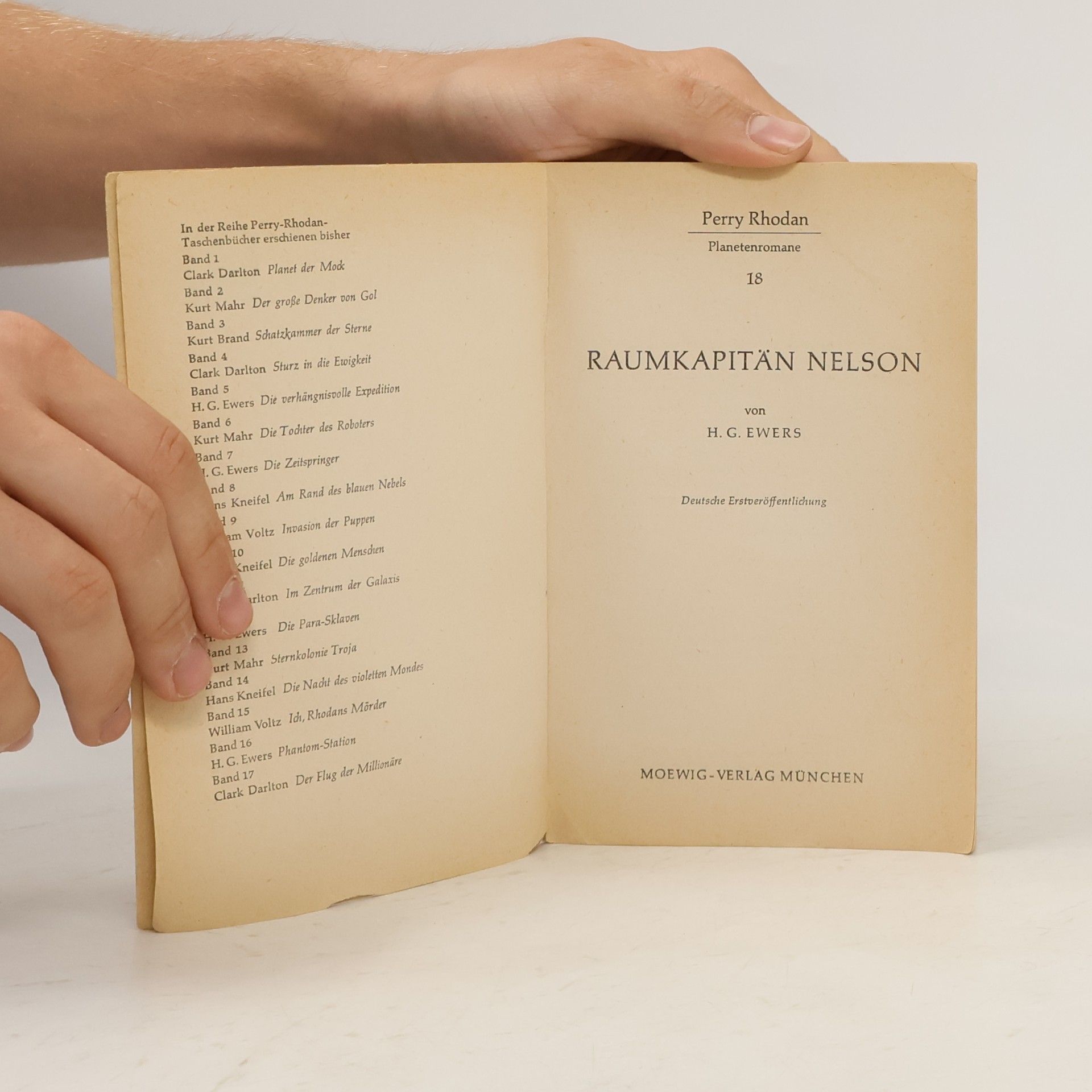 H. G. Gwers Perry Rhodan 18 - Raumkapitän Nelson