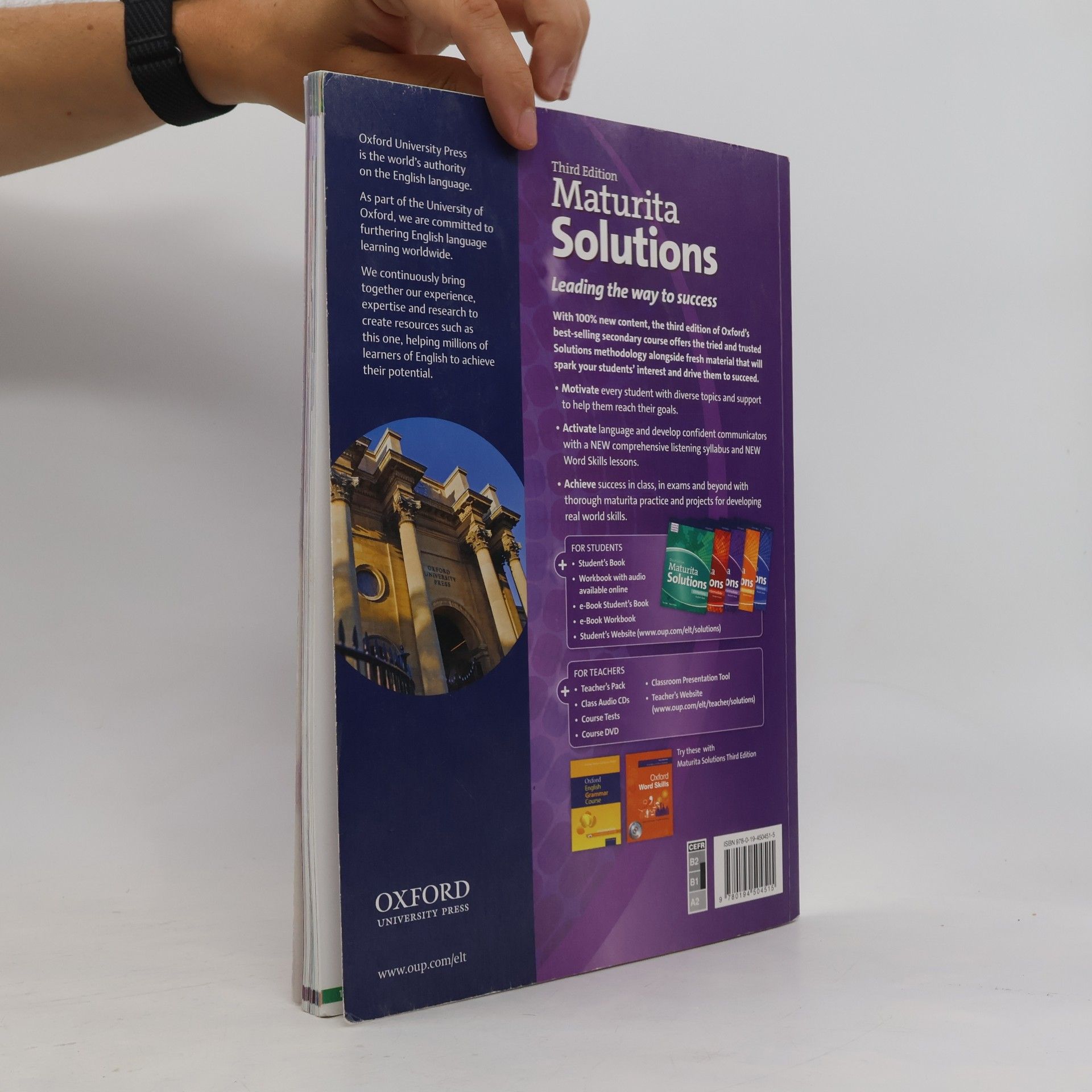 Paul A. Davies Maturita solutions : third edition. Intermediate. Student's book