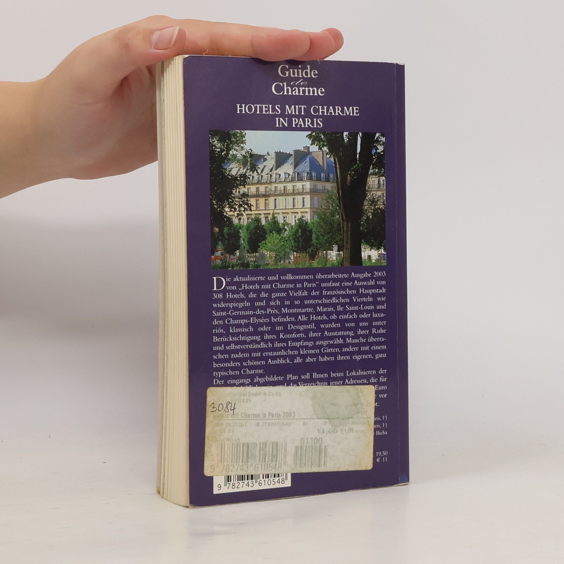 Hotels mit Charme in Paris 2003