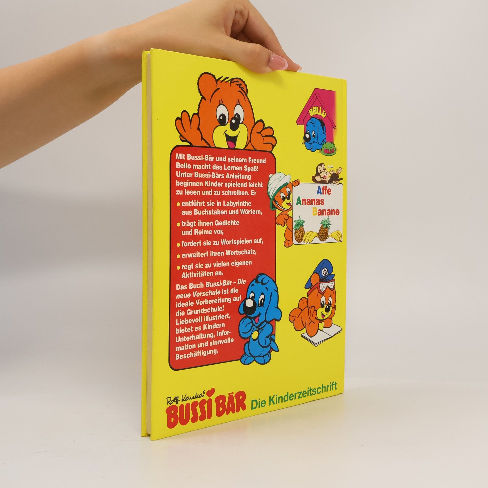 Rolf Kauka Bussi Bär, die neue Vorschule, Spiel und Spaß mit Wörtern - Erste wissenschaftlich empfohlene Spiel- und Vorschule