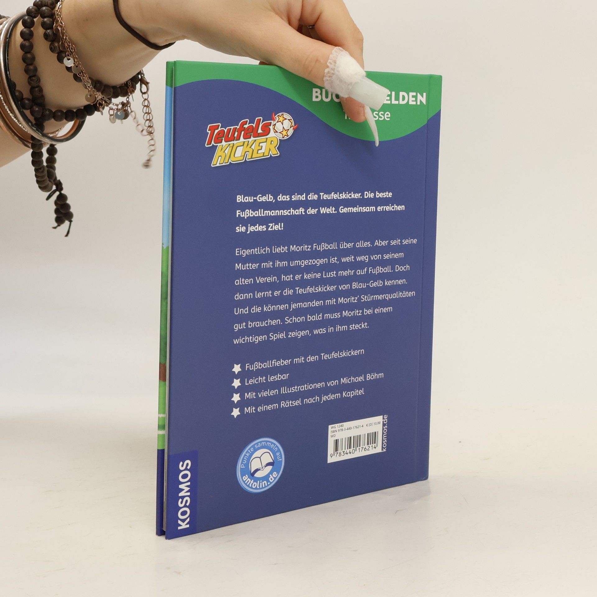 Frauke Nahrgang Teufelskicker, Bücherhelden 1. Klasse, Moritz macht das Spiel