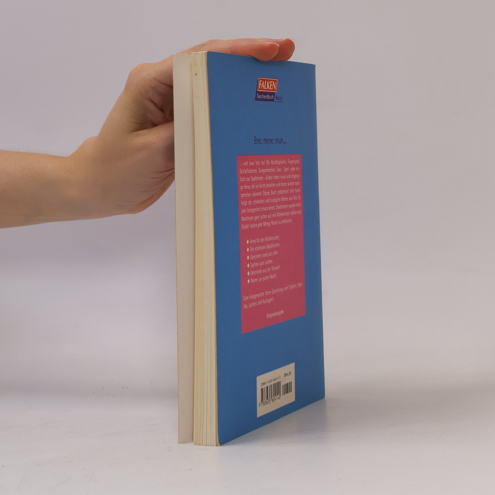 Anna Jenrich Kleines Buch der Kinderverse für alle Gelegenheiten
