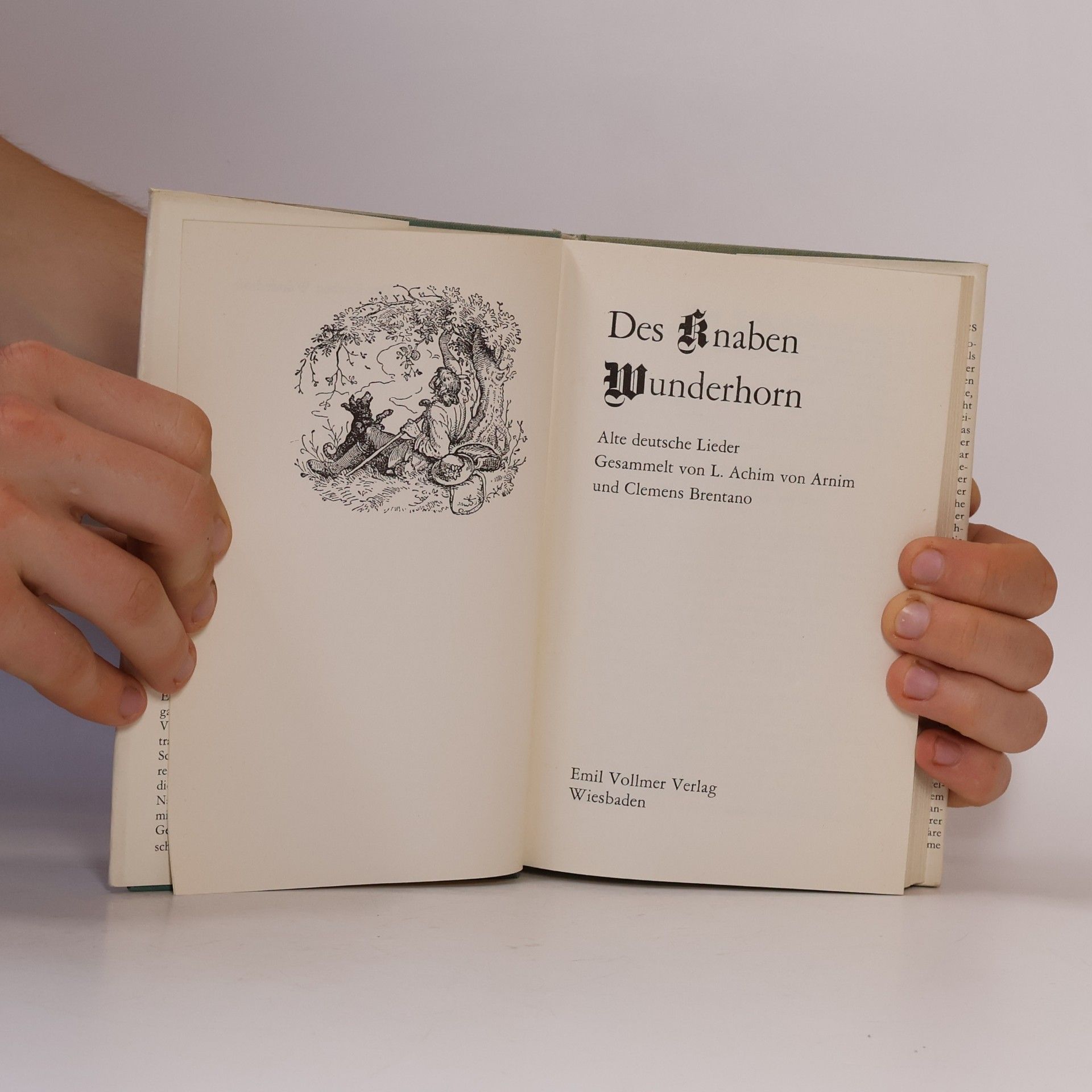 L. Achim von Armin Des Knaben Wunderhorn. Alte deutsche Lieder