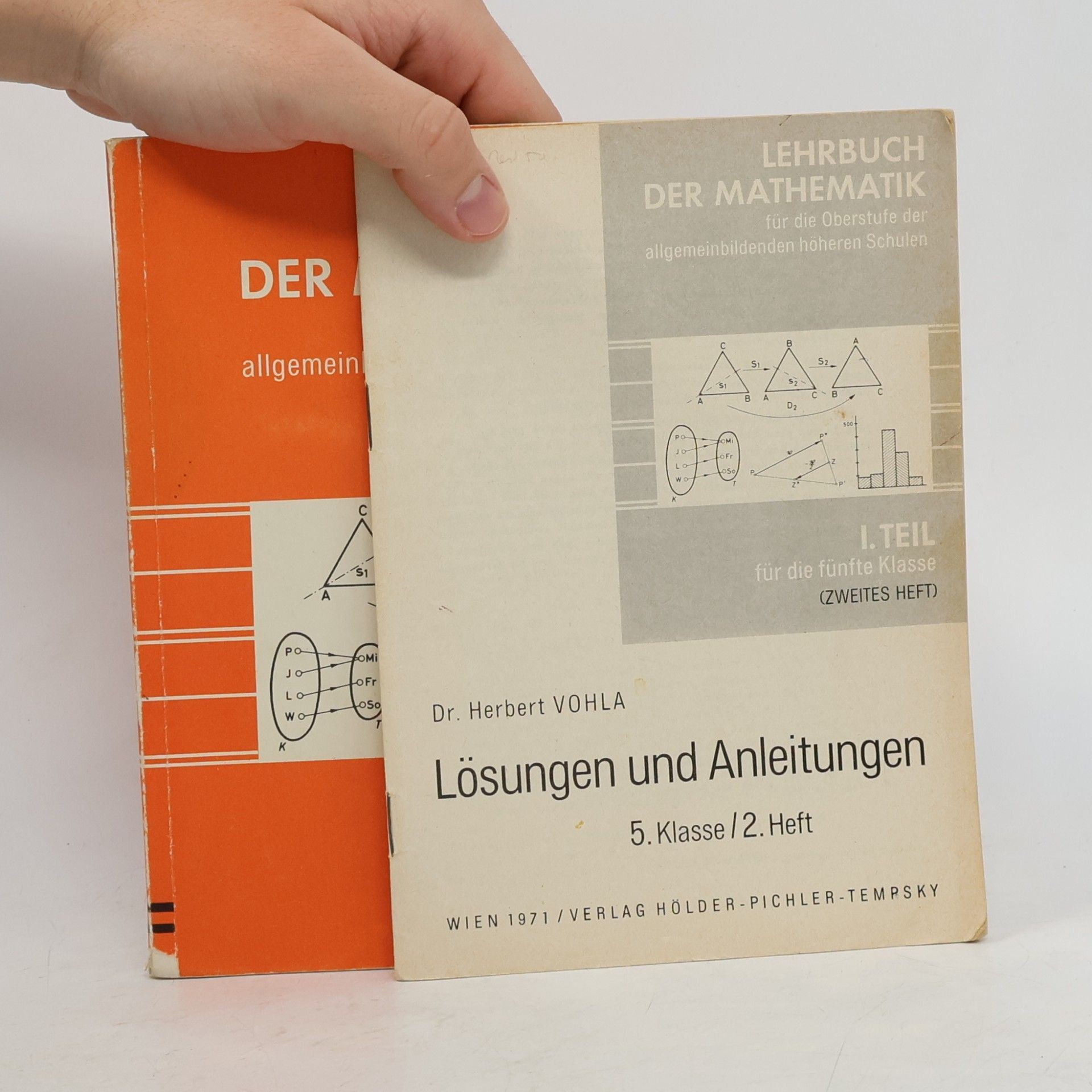 Kolektiv autorů Lehrbuch der Mathematik für die Oberstufe der allgemeinbildenden höhoren Schulen I, 2. Heft