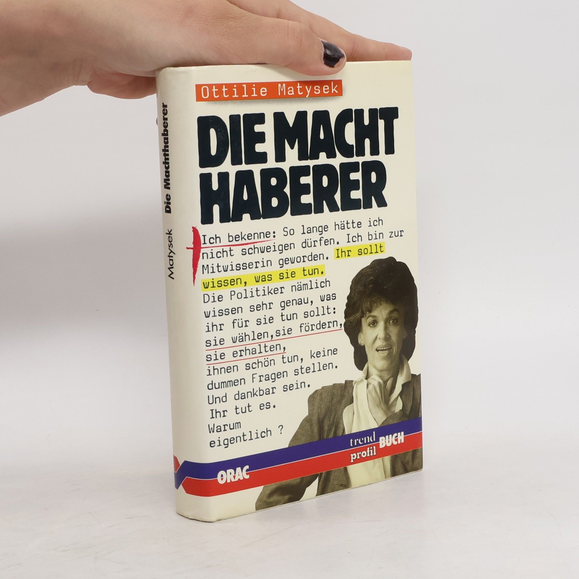Ottilie Matysek Die Machthaberer