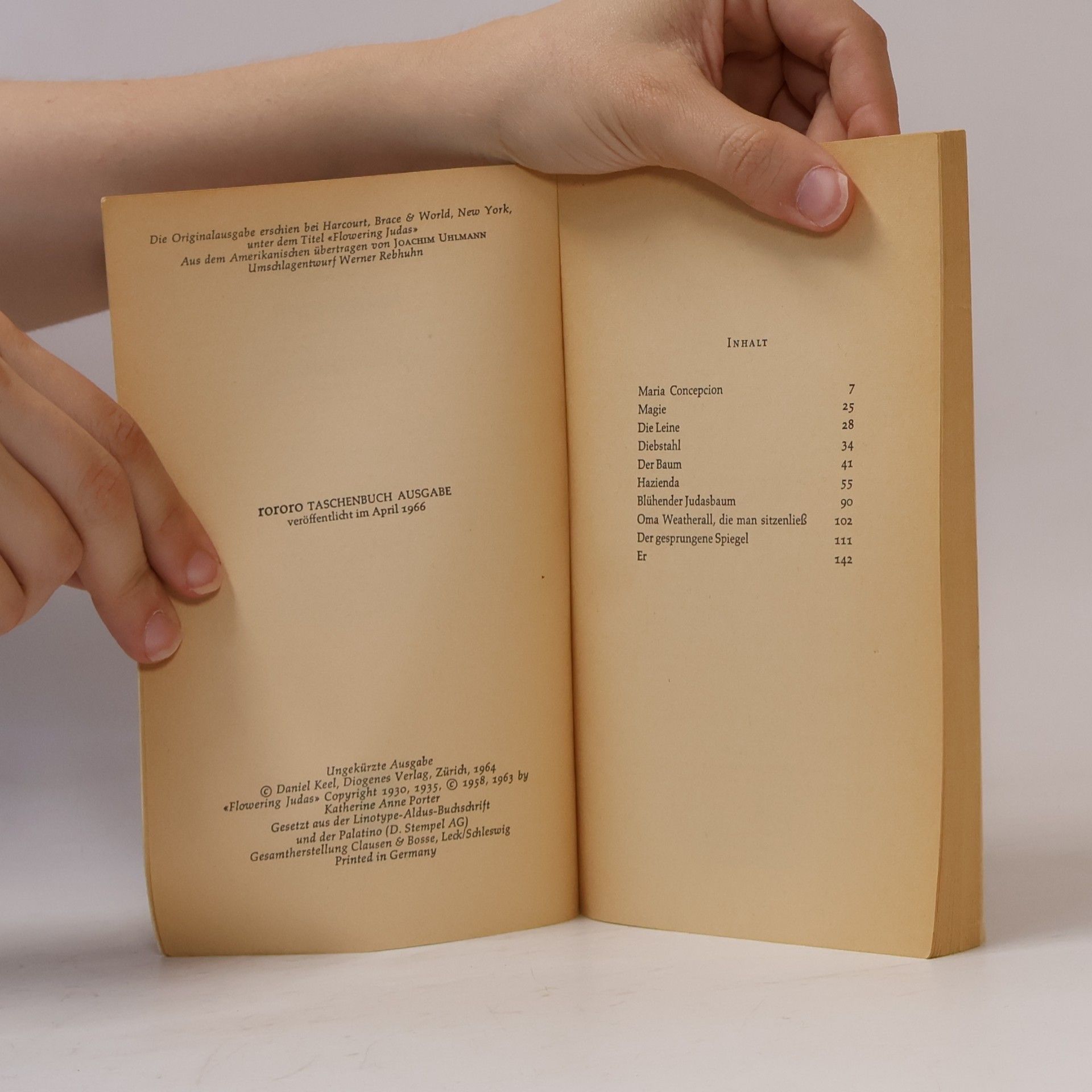 Katherine Anne Porter Blühender Judasbaum und andere Erzählungen