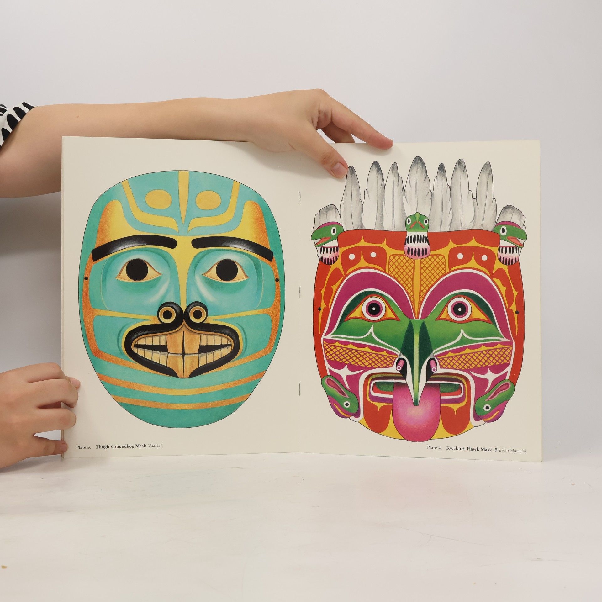 A. G. Smith Northwest Coast Indian Punch-Out Masks