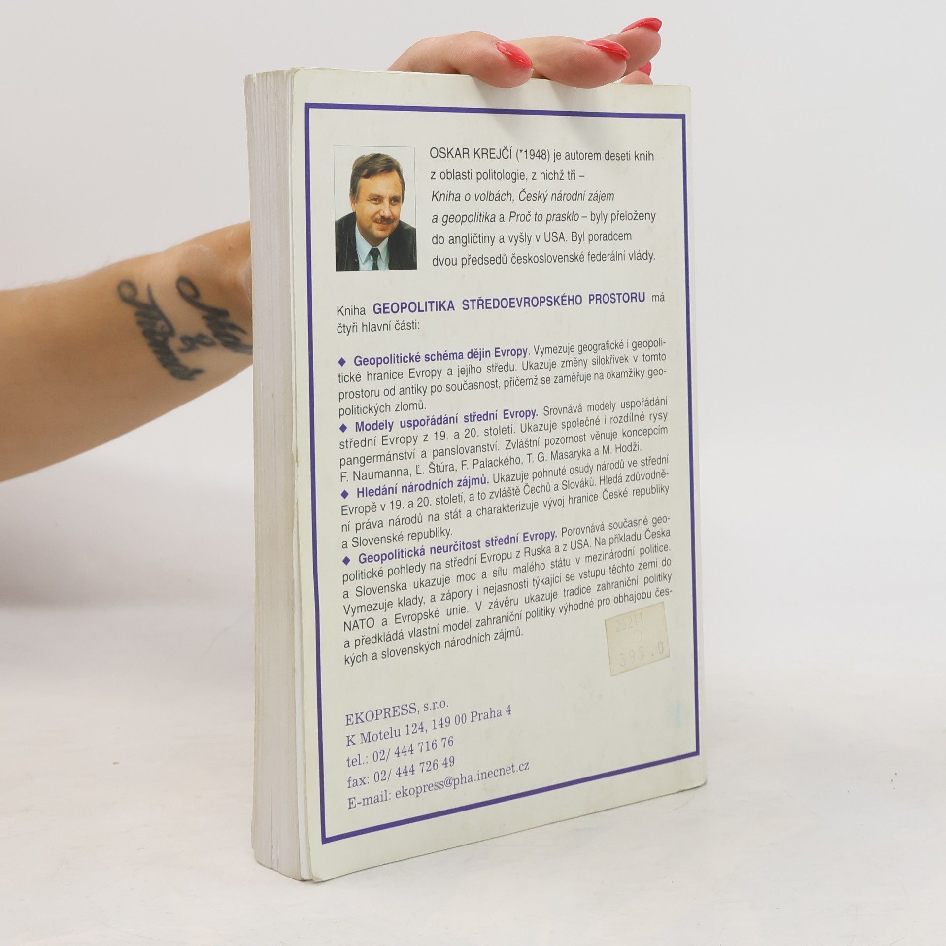 Oskar Krejčí Geopolitika středoevropského prostoru