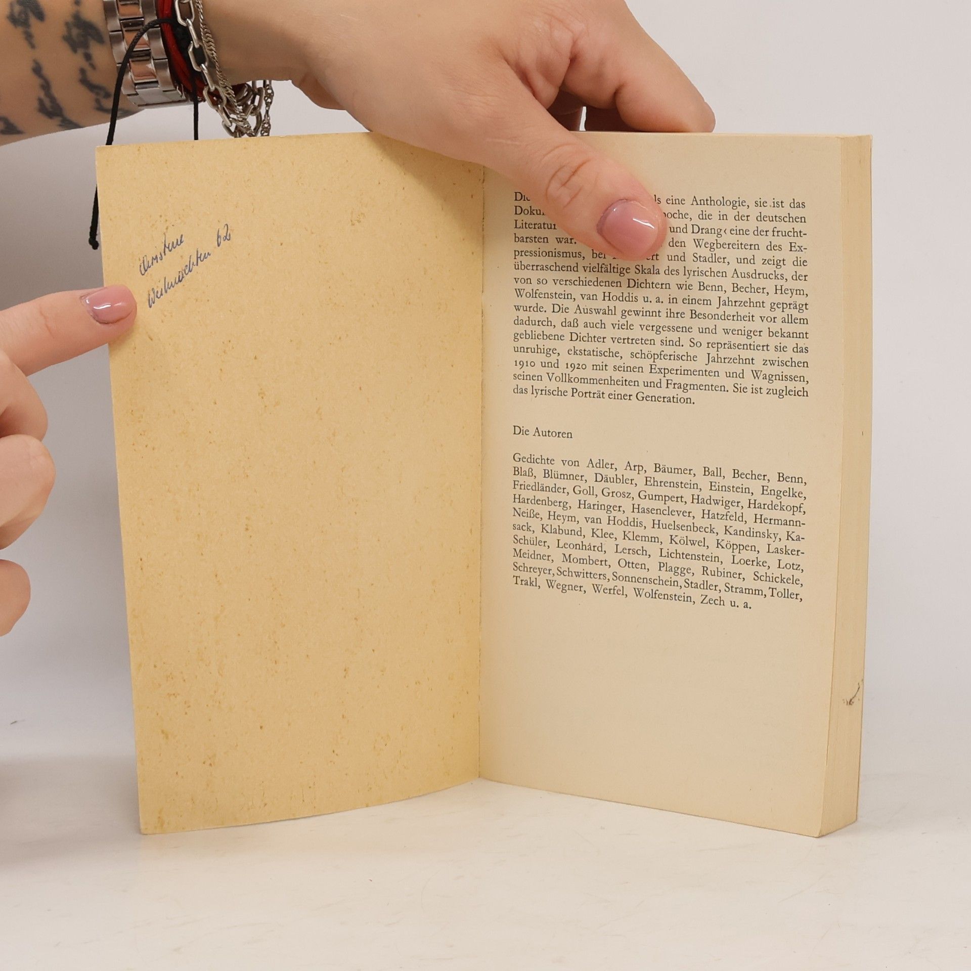 Autorenkollektiv Lyrik des expressionistischen Jahrzehnts