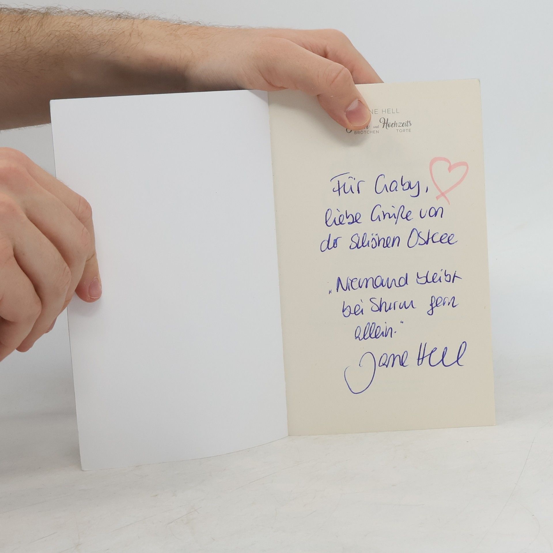Jane Hell Fischbrötchen und Hochzeitstorte