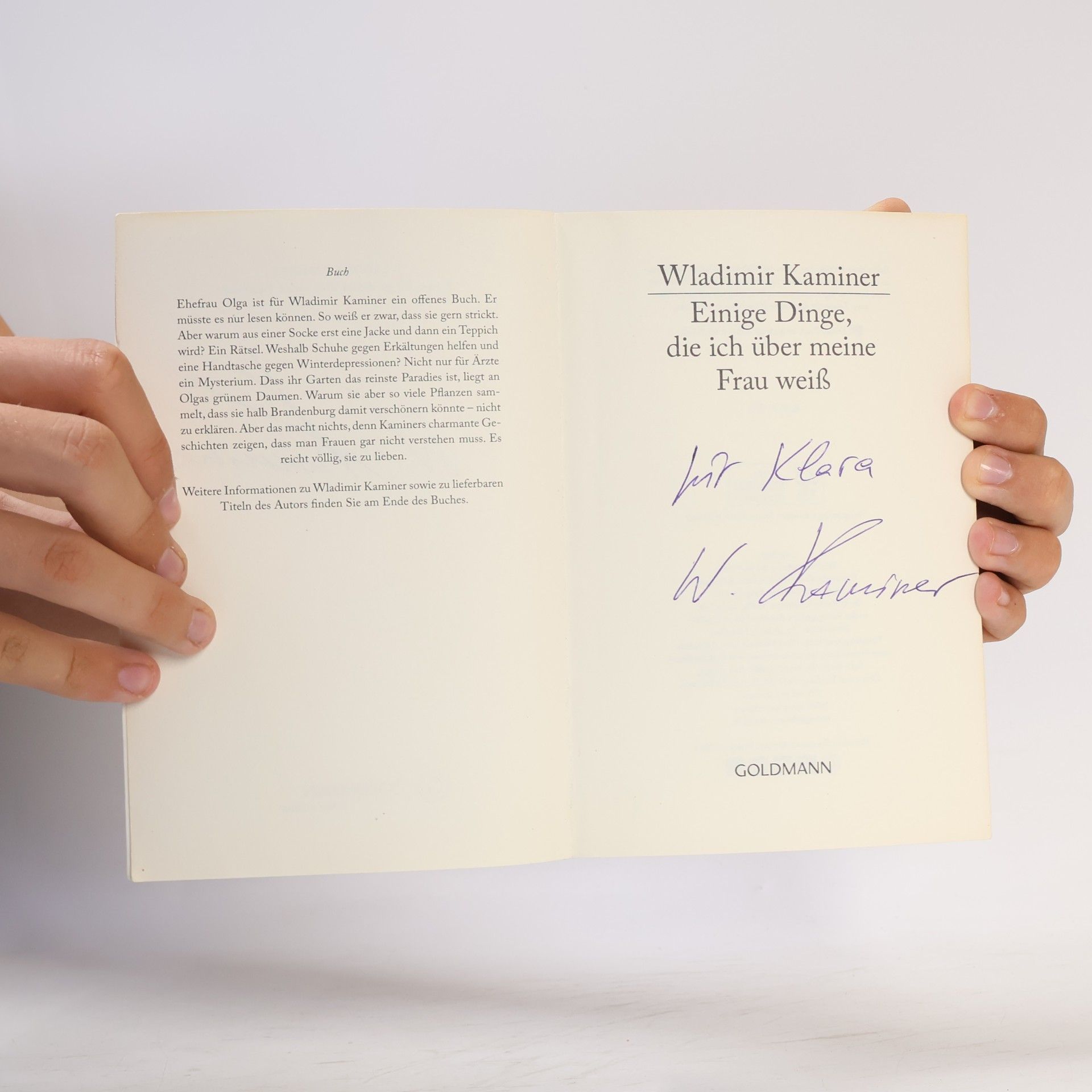 Wladimir Kaminer Einige Dinge, die ich über meine Frau weiß