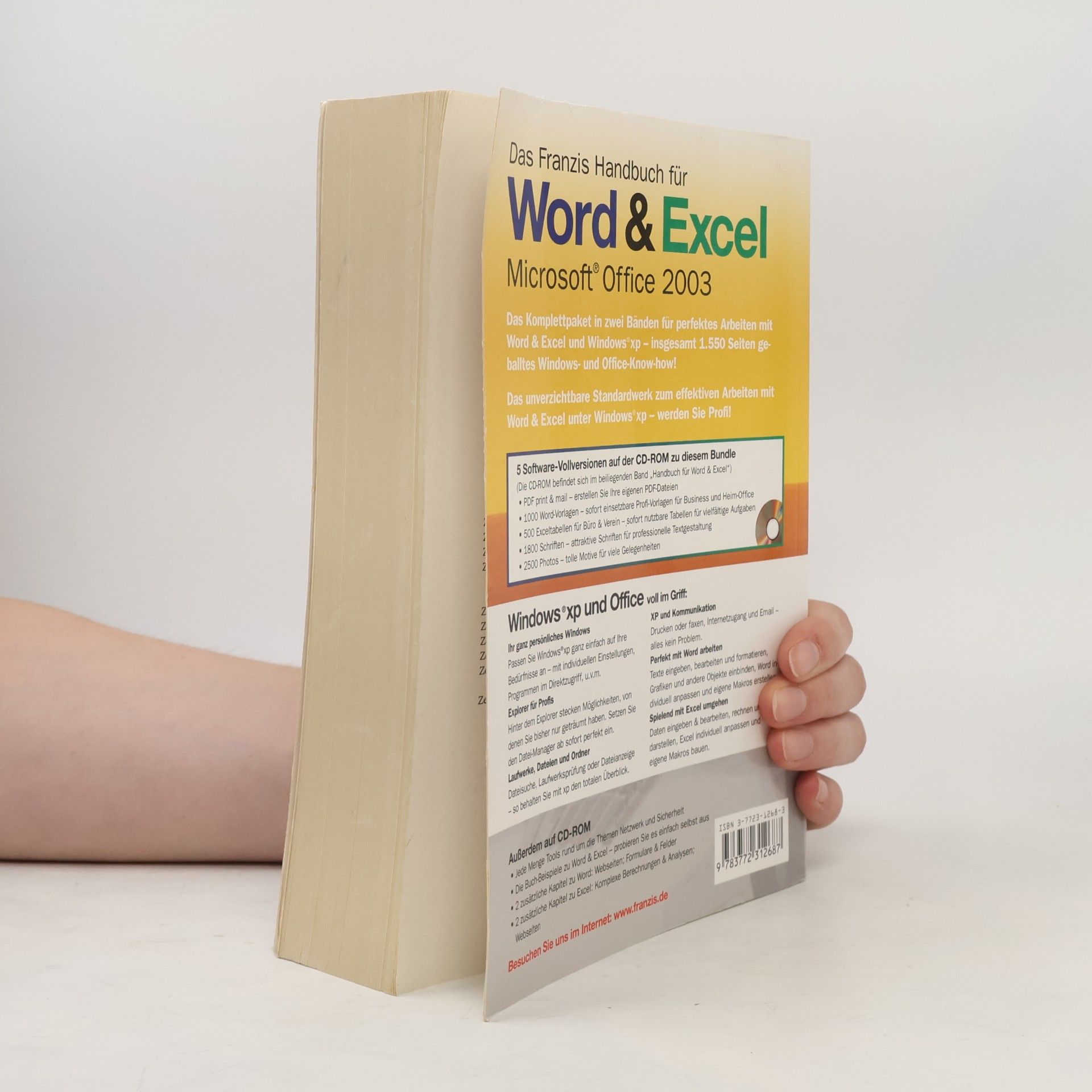 Autorenkollektiv Das Franzis Handbuch für Word und Excel Microsoft Office 2003