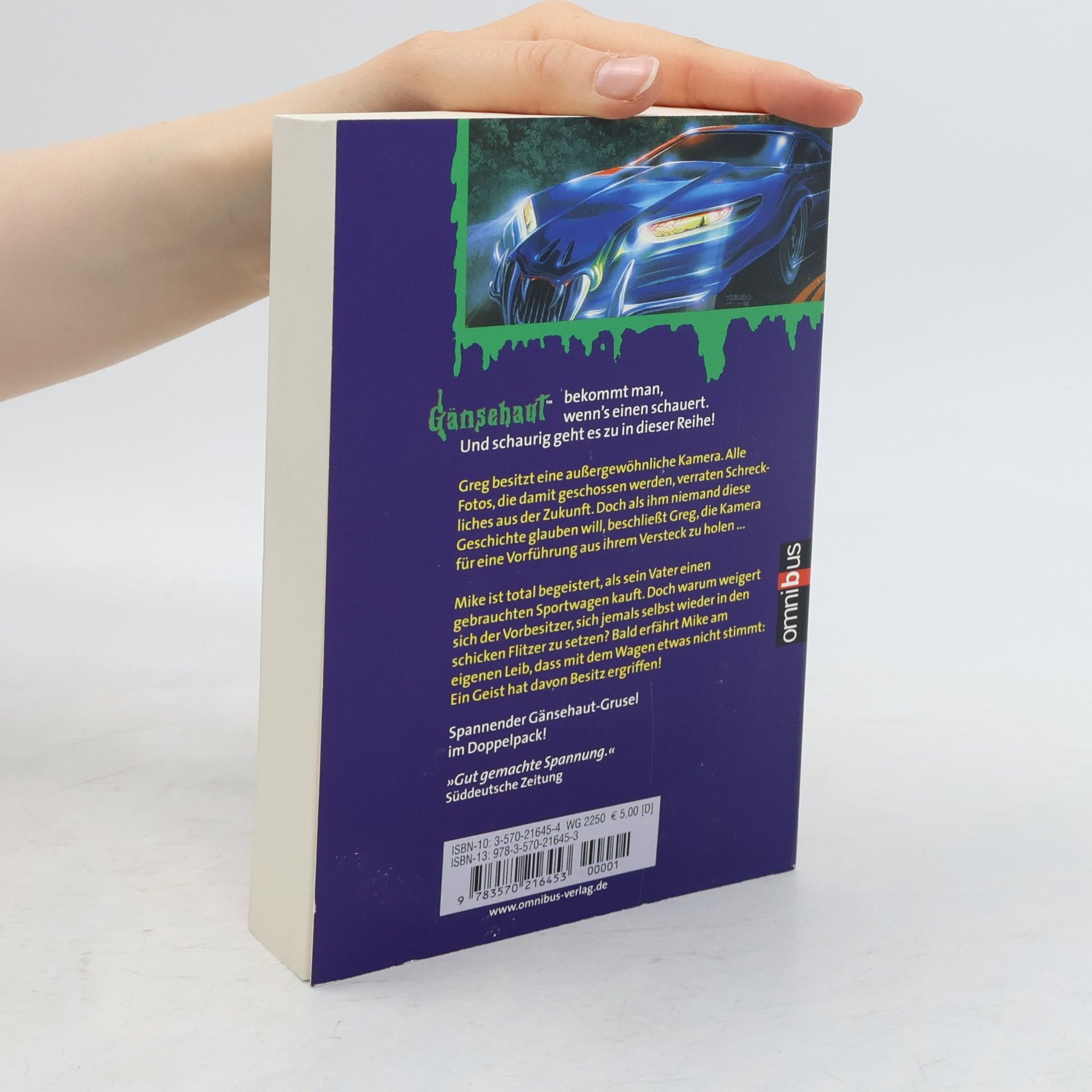 R. L. Stine Gänsehaut - Doppelschocker 25. Bitte lächeln!; Das Geisterauto