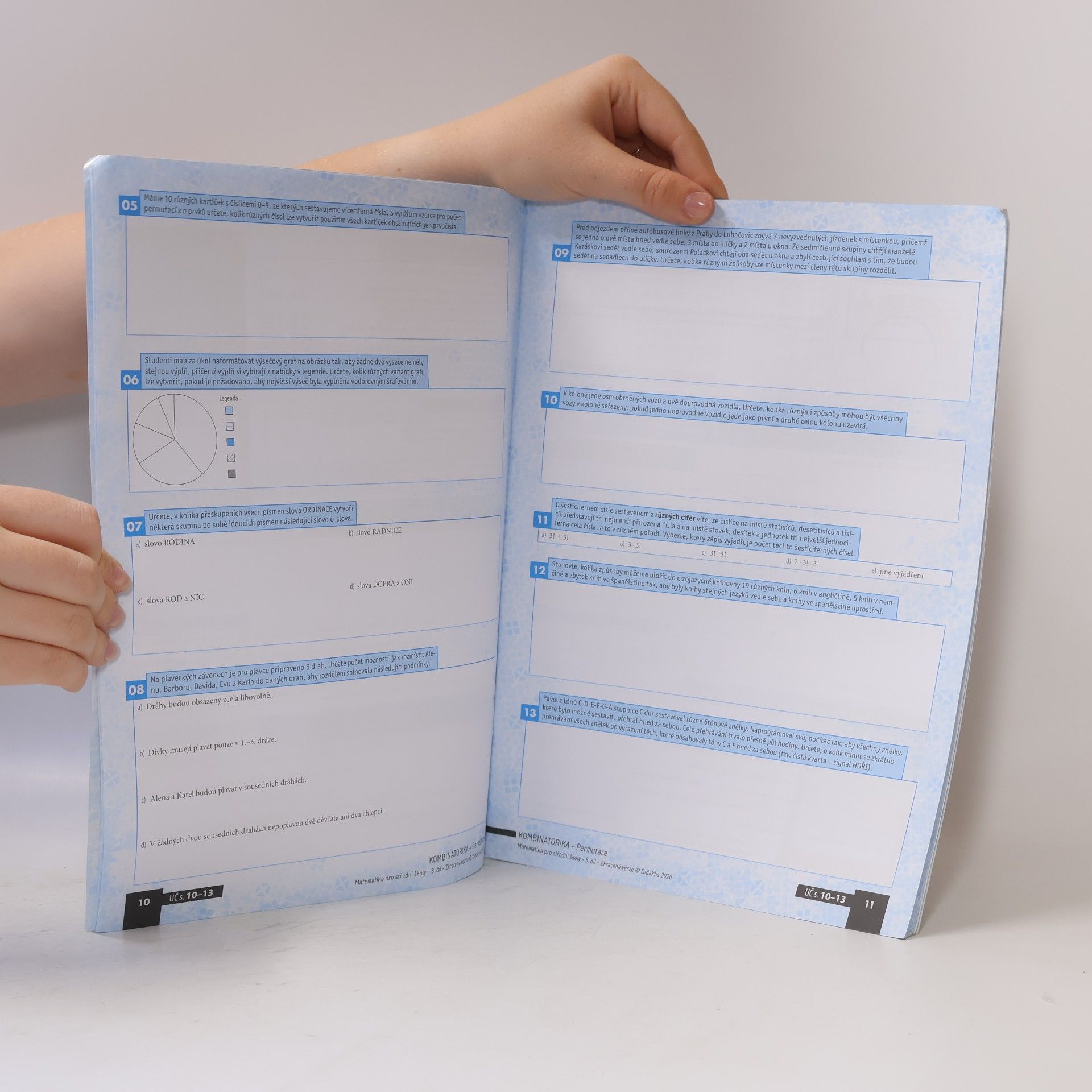 Kolektiv autorů Matematika pro střední školy - kombinatorika, pravděpodobnost, statistika (8. díl, zkrácená verze, prac. sešit)