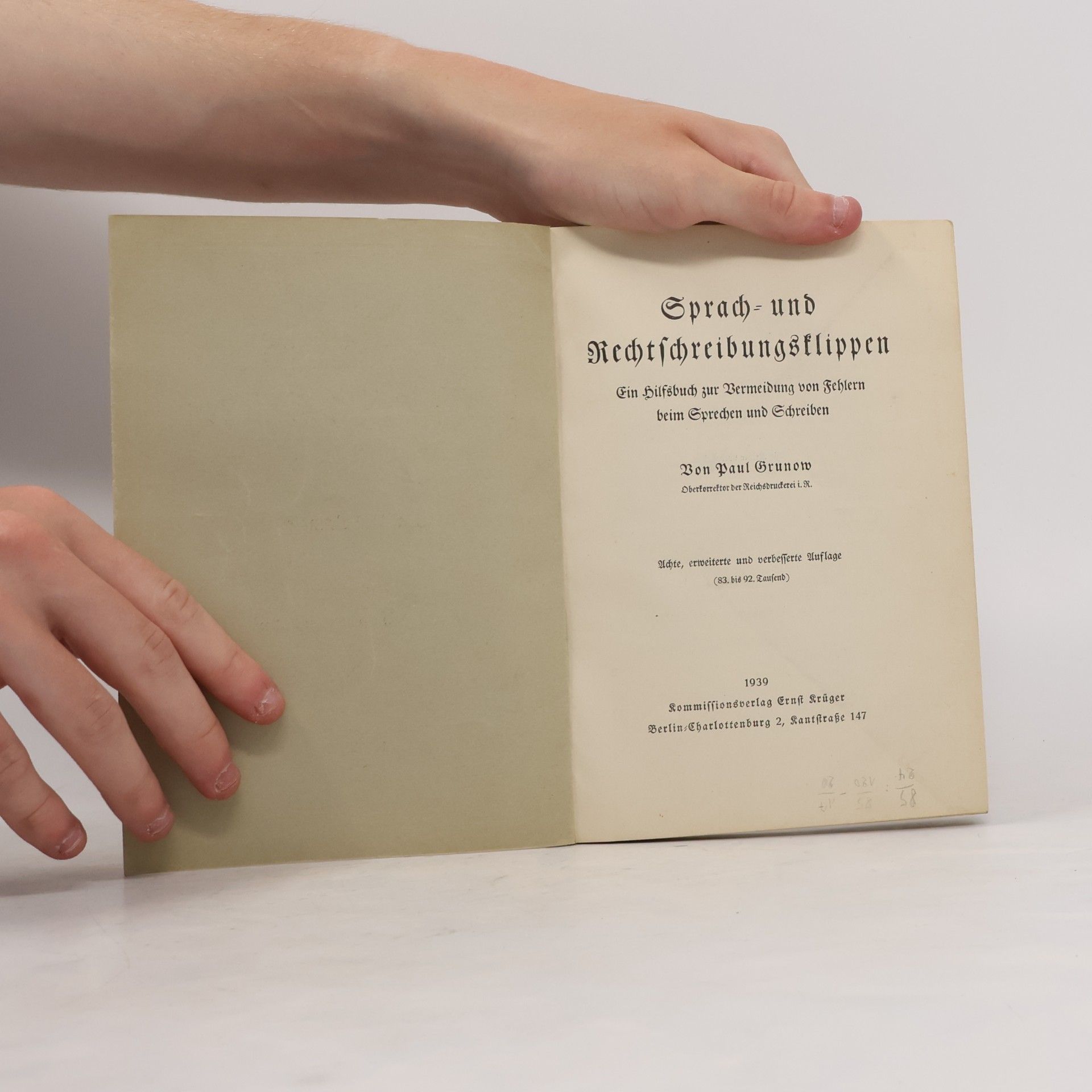 Paul-Heinz Grunow Sprach-und Rechtschreibungsklippen
