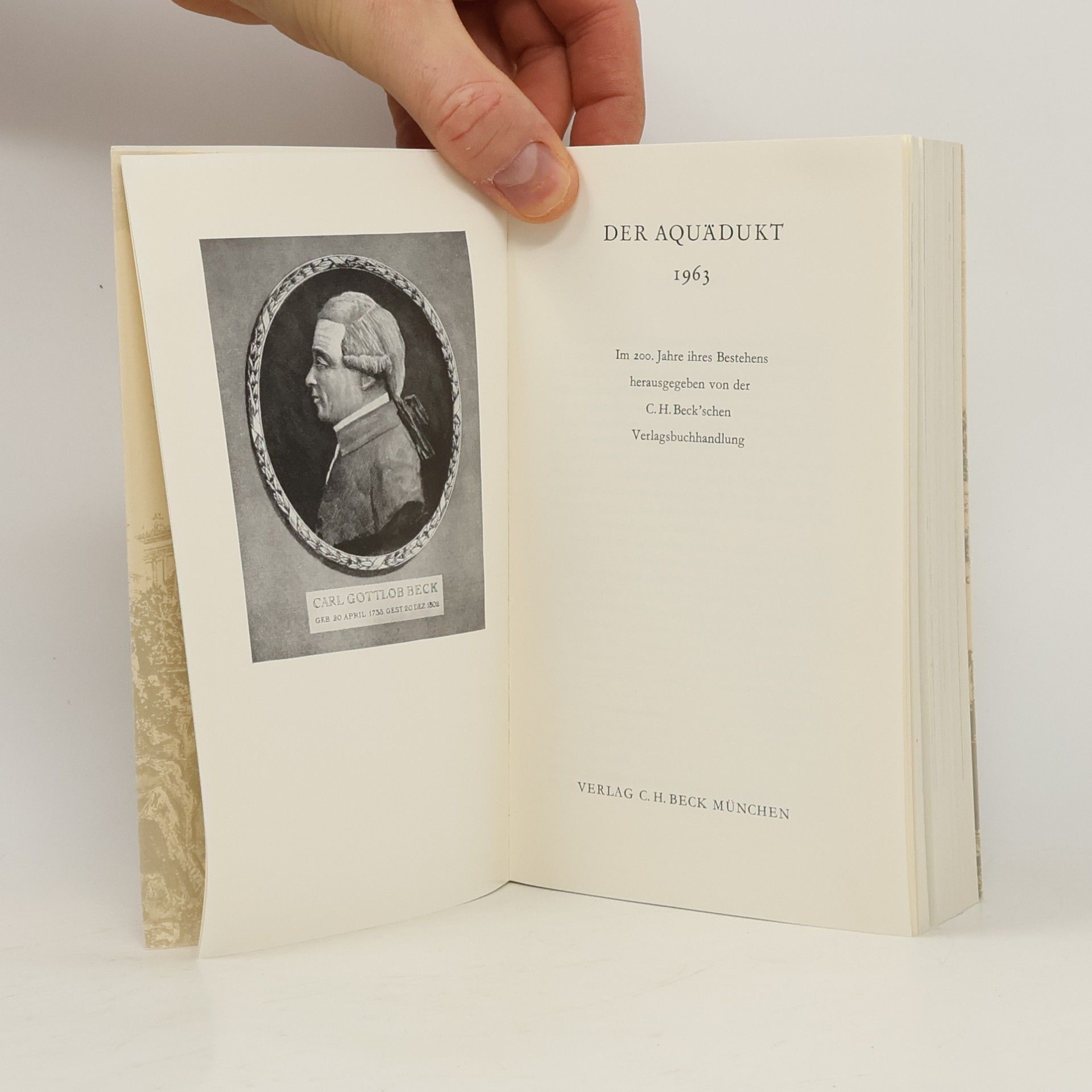 Various authors Der Aquädukt 1763-1988