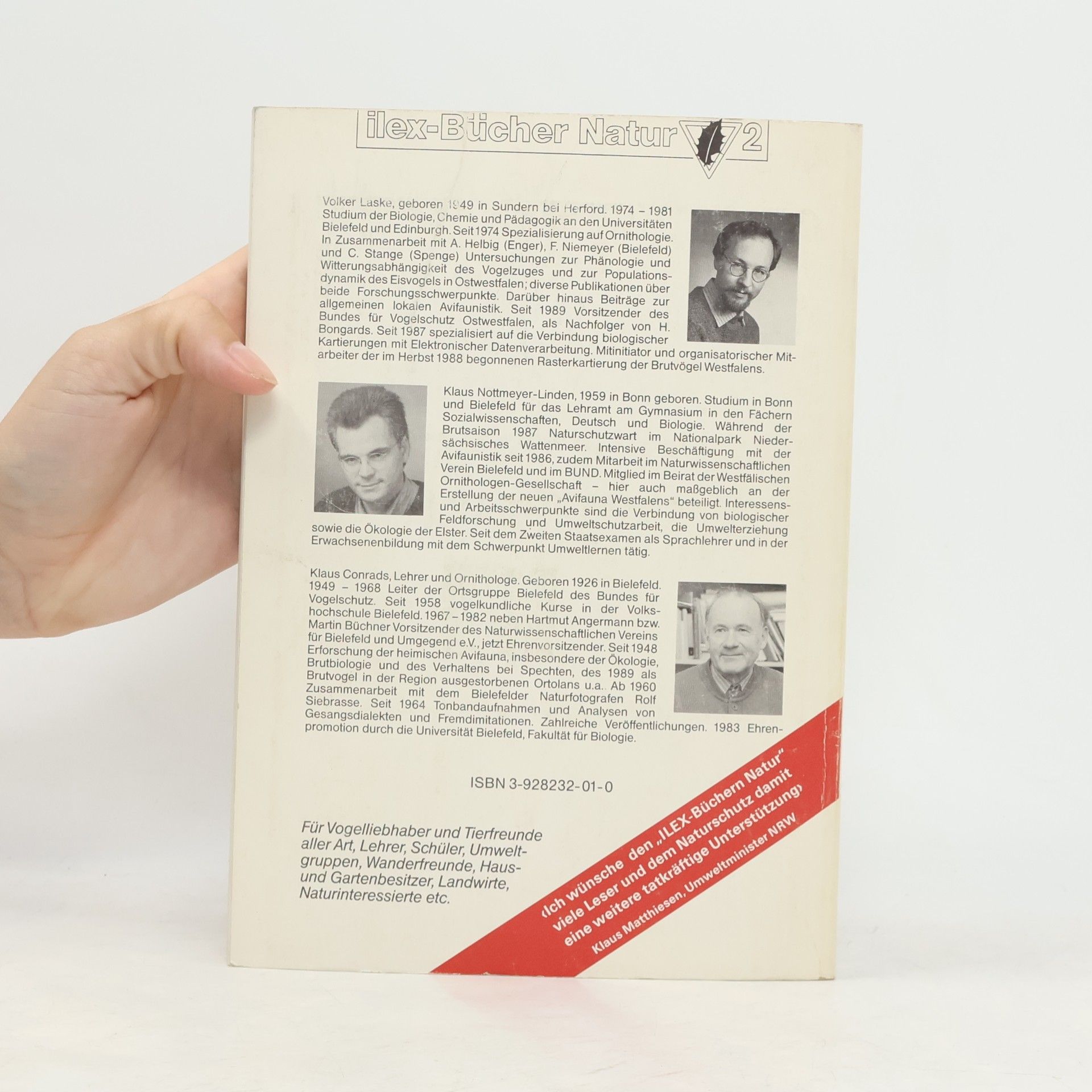Volker Laske Ilex-Bücher Natur - 2: Die Vögel Bielefelds