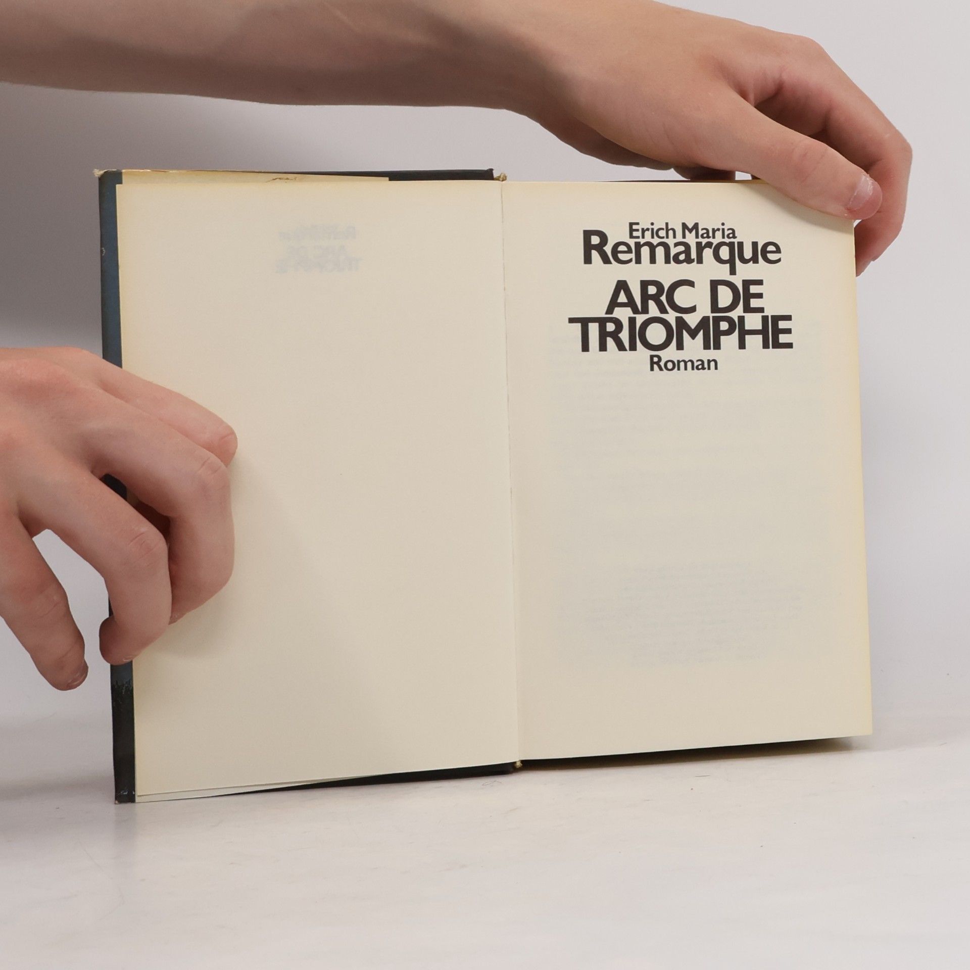 Erich Maria Remarque Arc de Triomphe