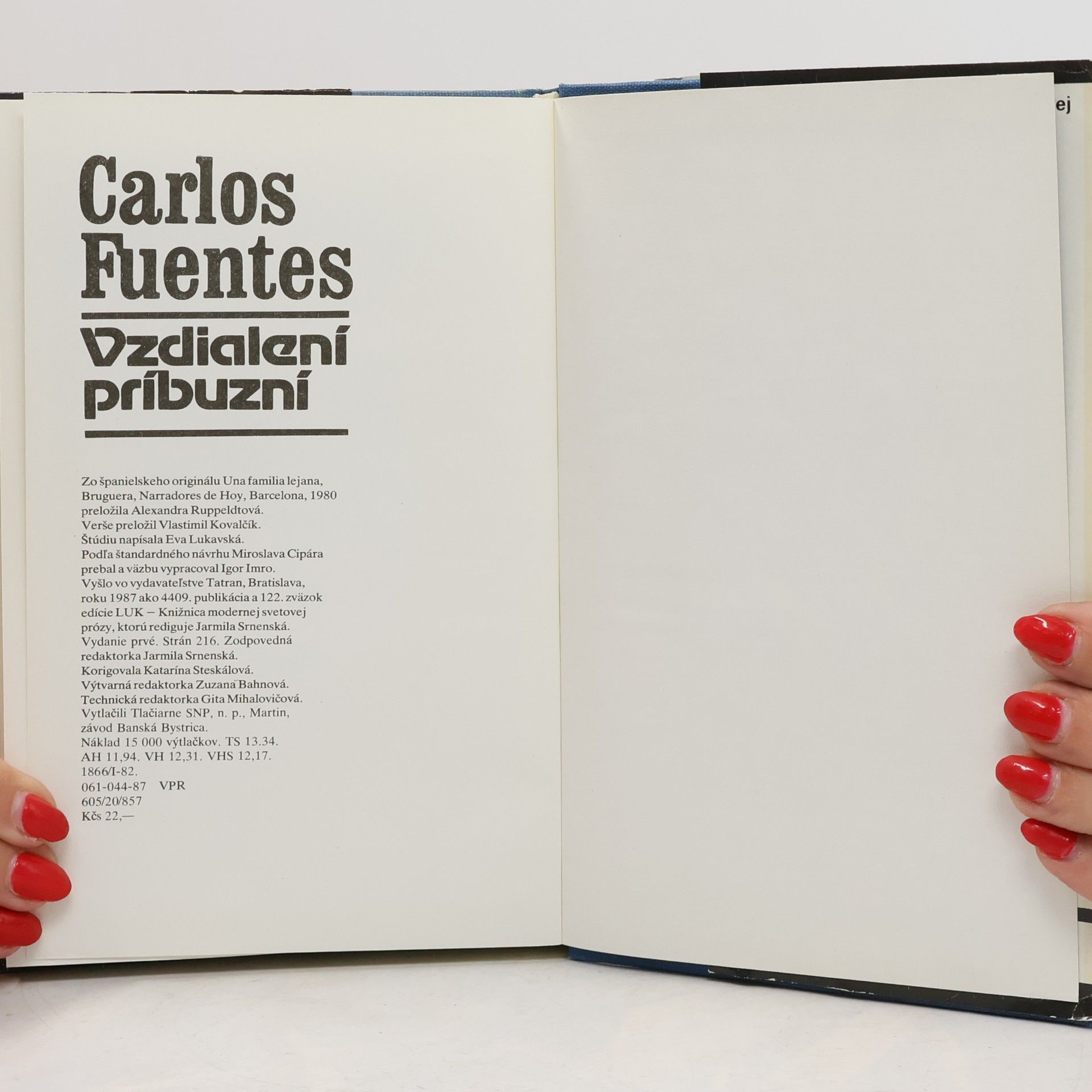 Carlos Fuentes Vzdialení príbuzní