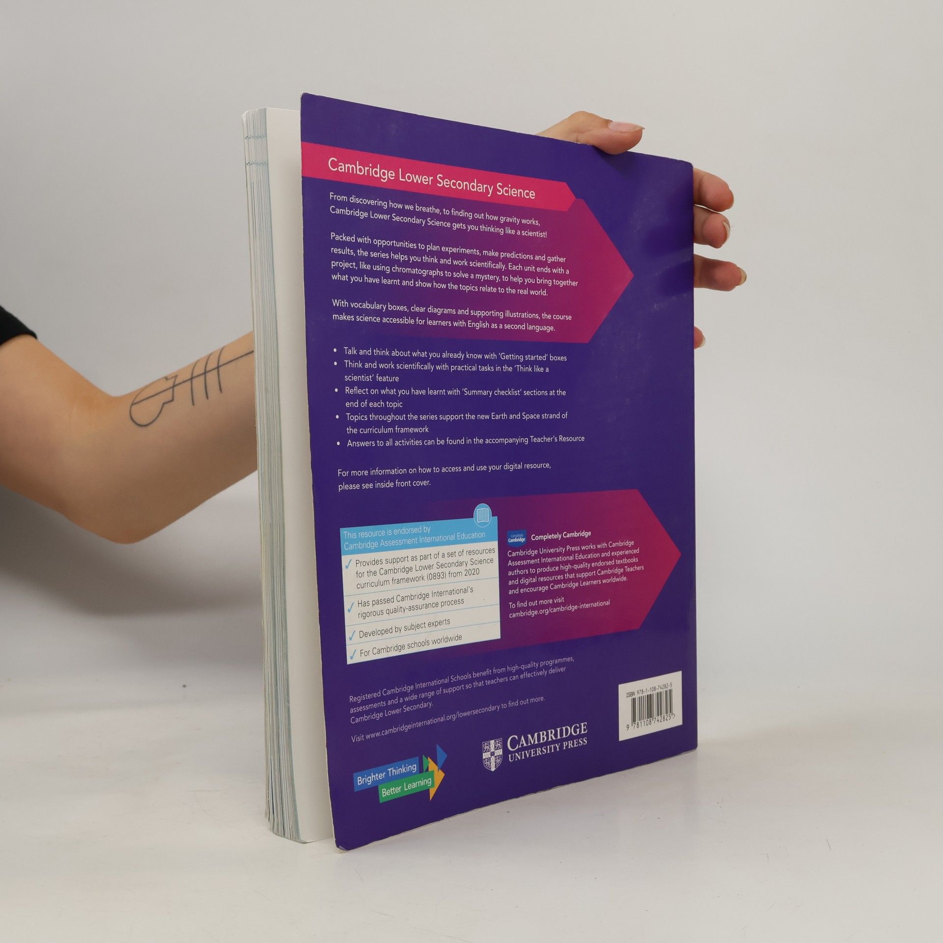 Mary Jones Cambridge Lower Secondary Science Learner's Book 8 with Digital Access (1 Year)
