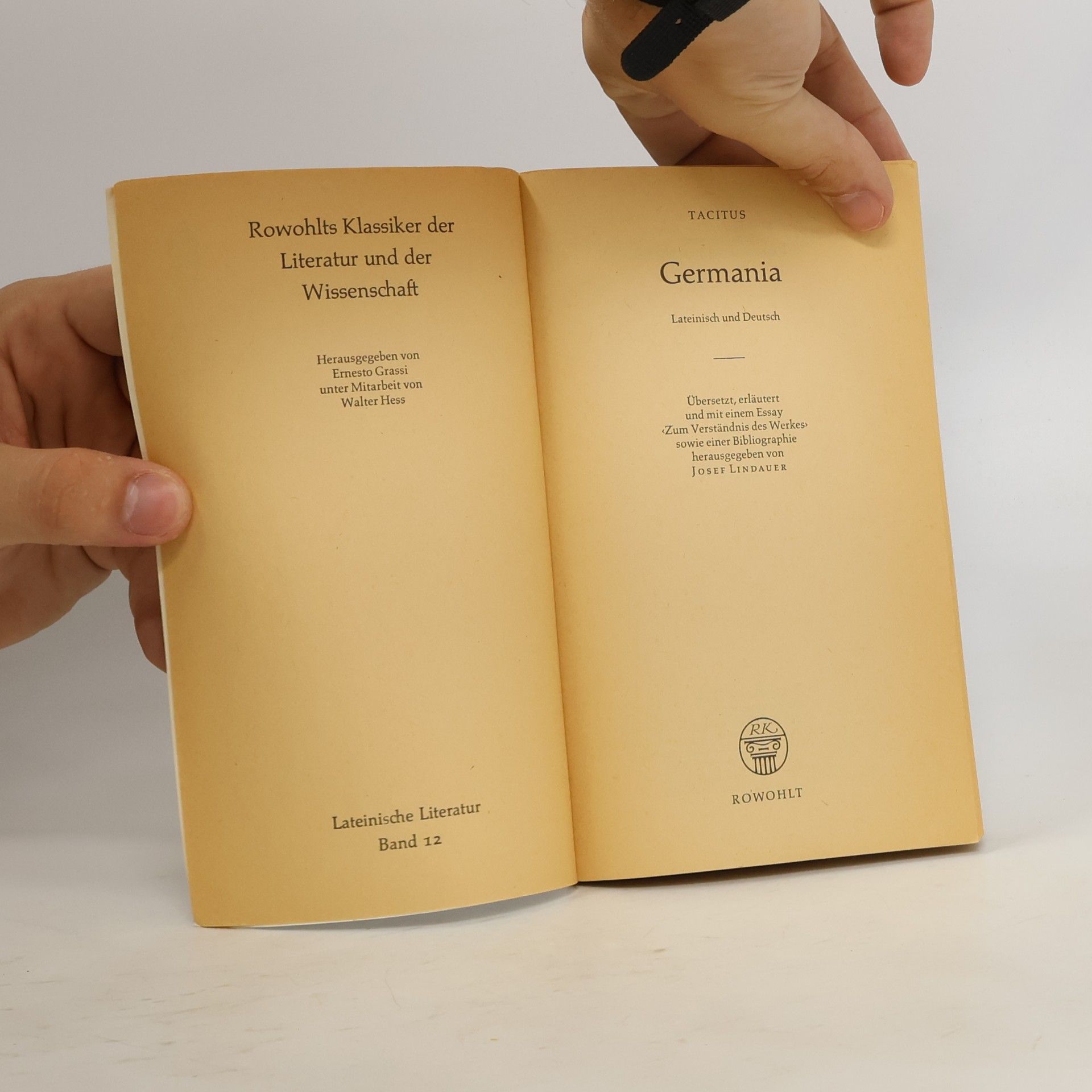 Tacitus Germania. Lateinisch und Deutsch