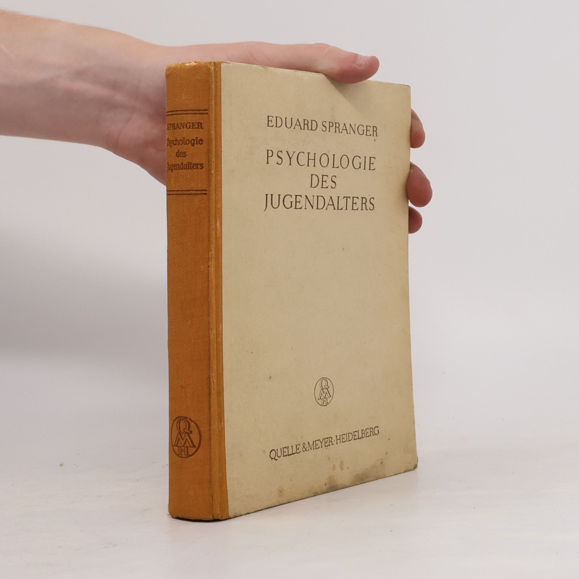 Eduard Spranger Psychologie des Jugendalters