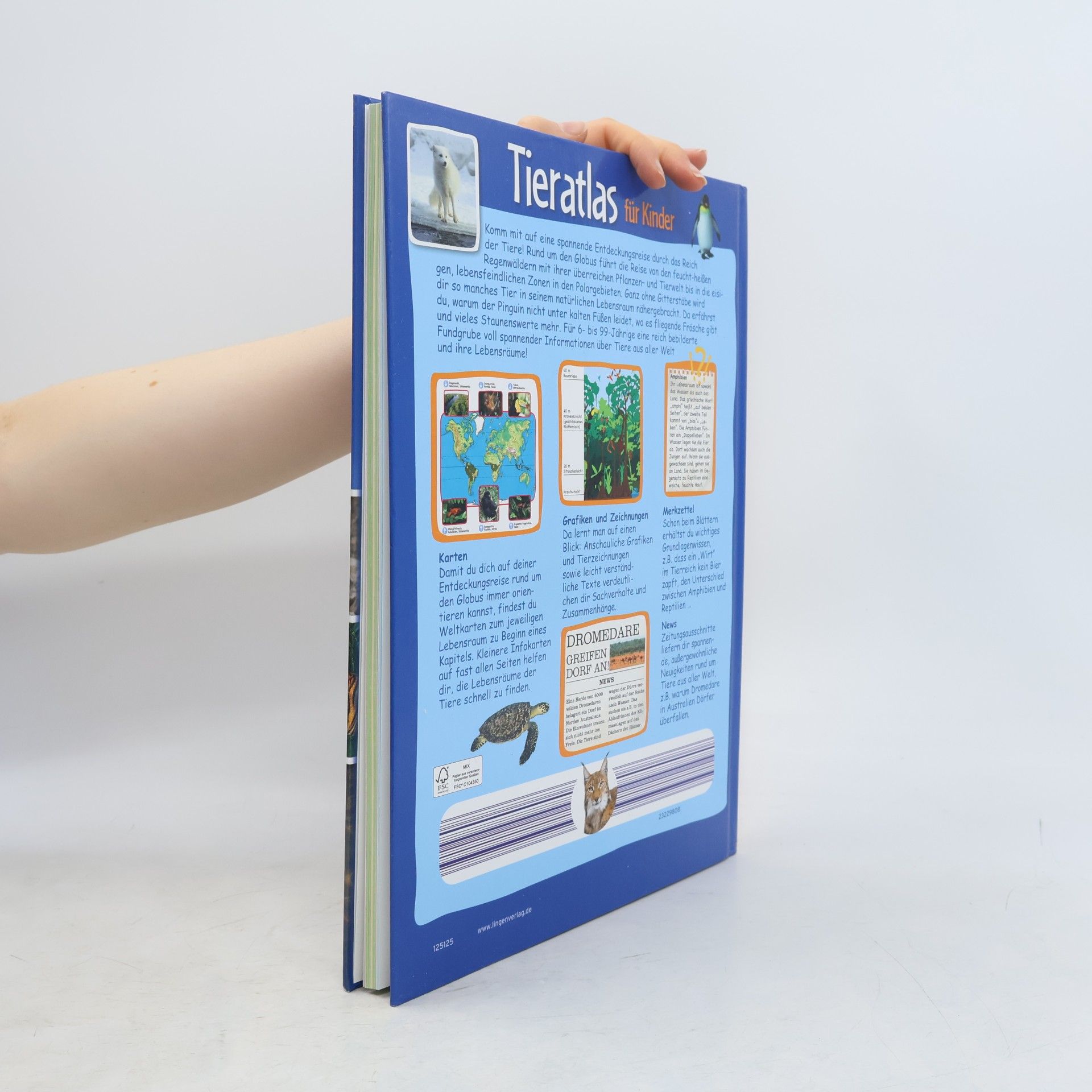 Kolektiv autorů Tieratlas für Kinder