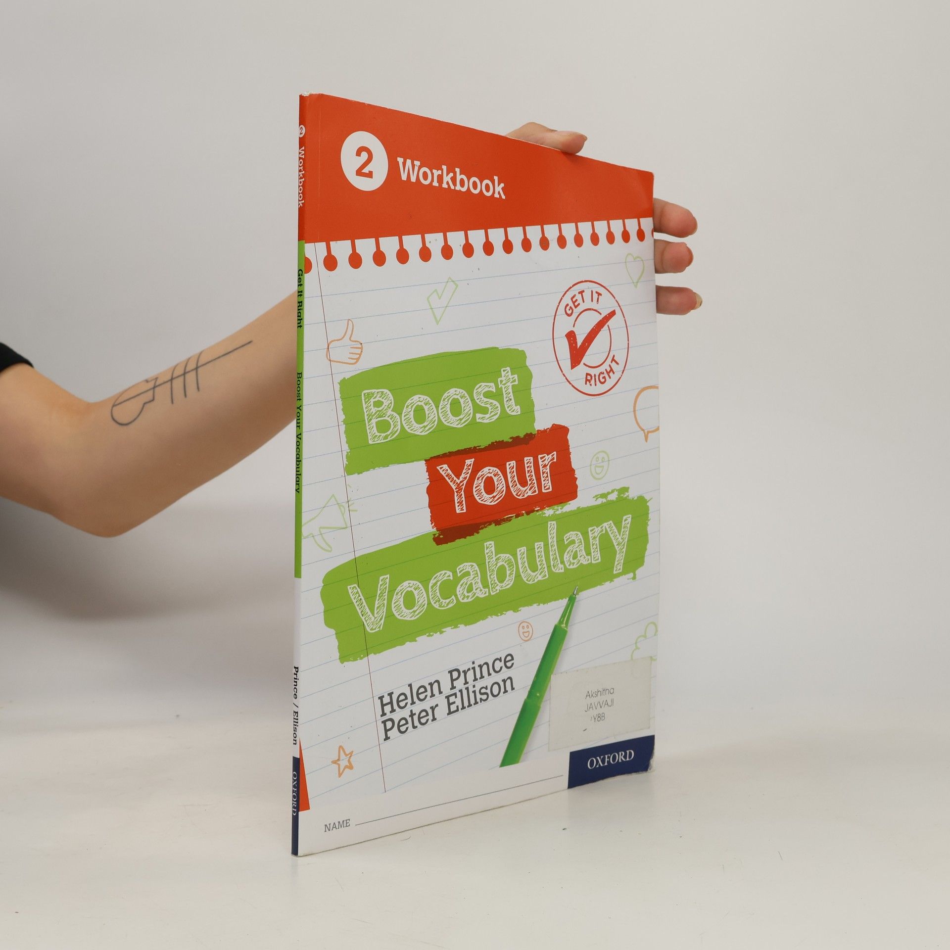 Helen Prince Get It Right: Boost Your Vocabulary Workbook 2