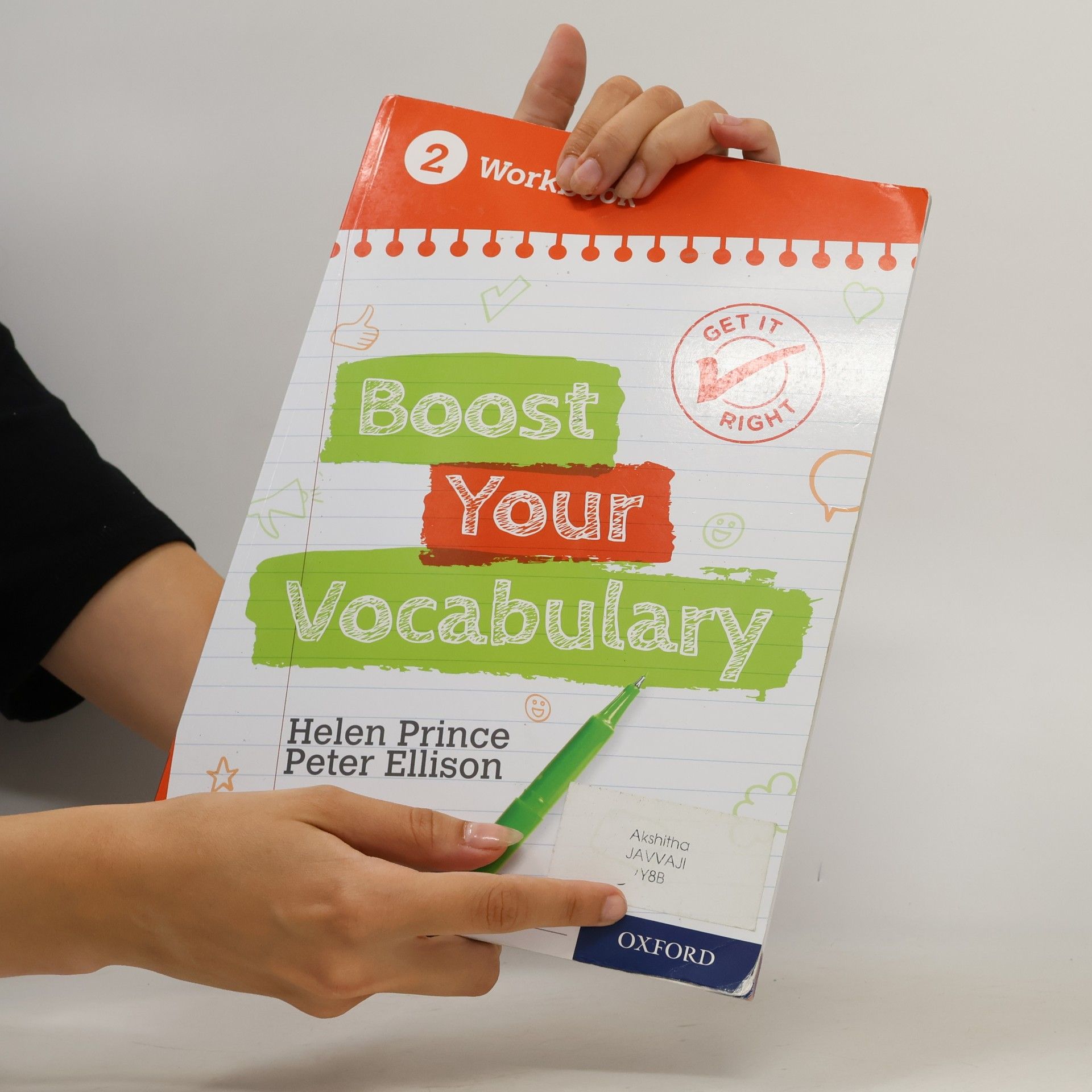 Helen Prince Get It Right: Boost Your Vocabulary Workbook 2