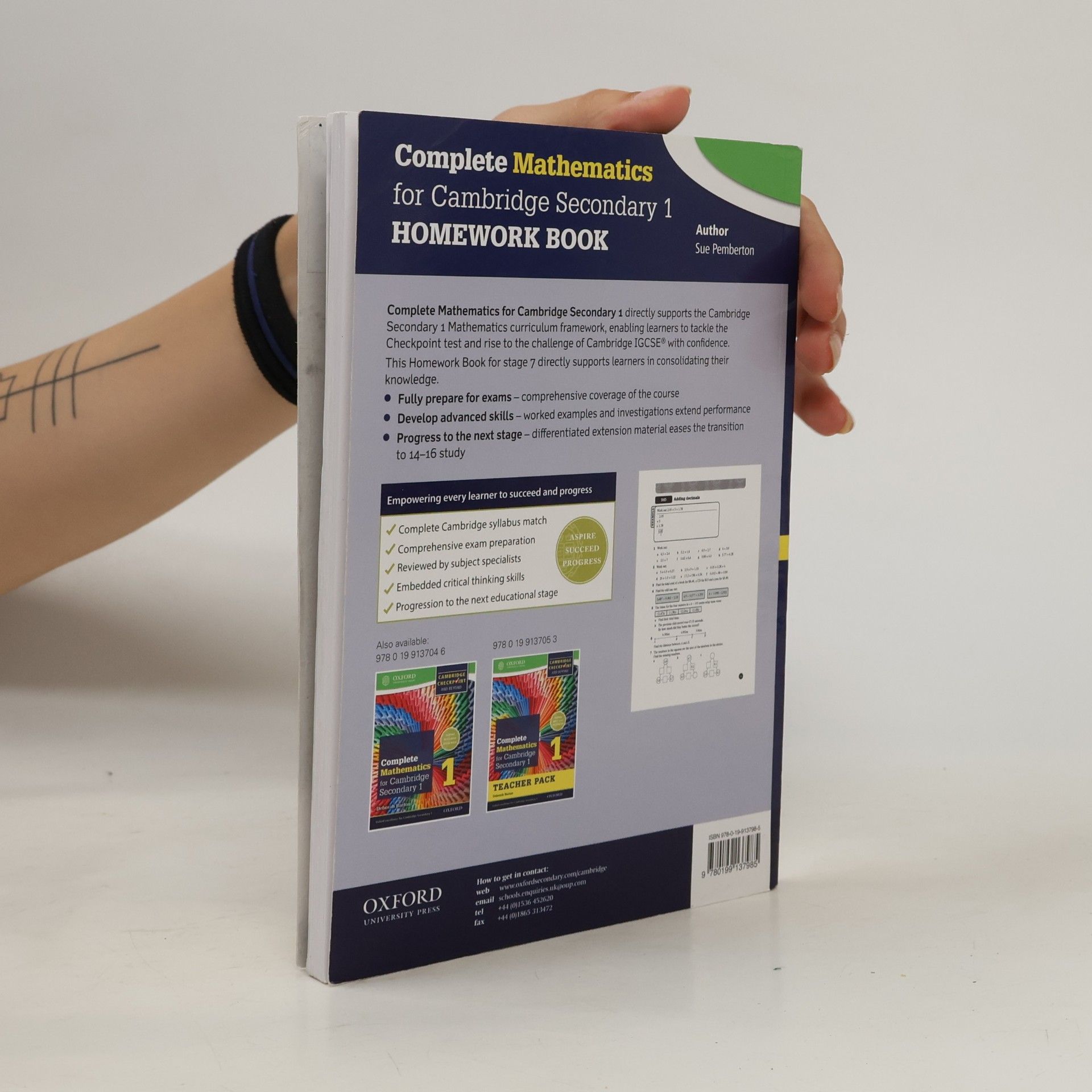 Sue Pemberton Complete Mathematics for Cambridge Secondary 1