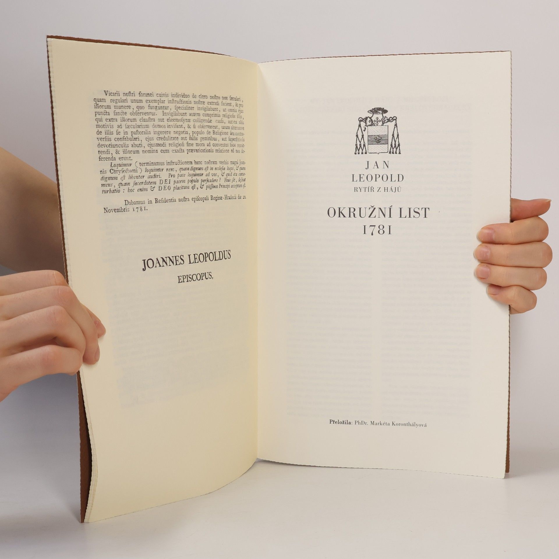 Kolektív autorov Okružní list 1781